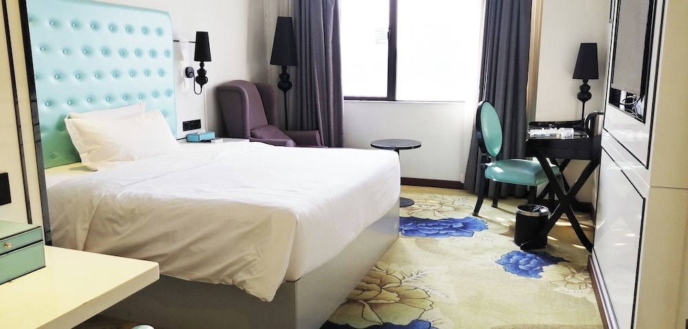 غرفة فاخرة بسرير كينج بإطلالة على المدينة، Xana Lite Hotel (Guangzhou Dongxiaonan Metro Station Shixi) 10/10
