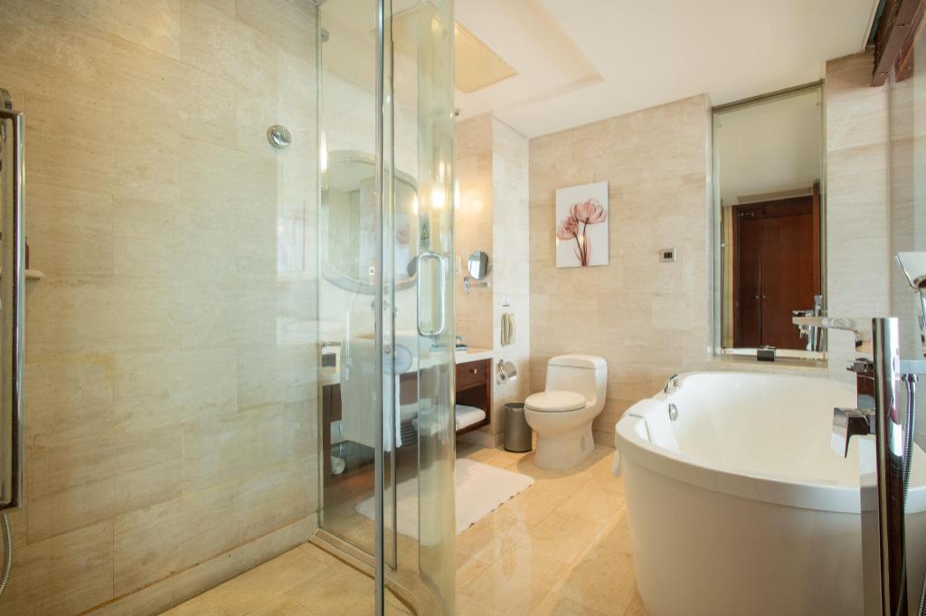 Guest Room, King Bed, Skyline View, High Floor، Beijing Marriott Hotel Northeast 3/4
