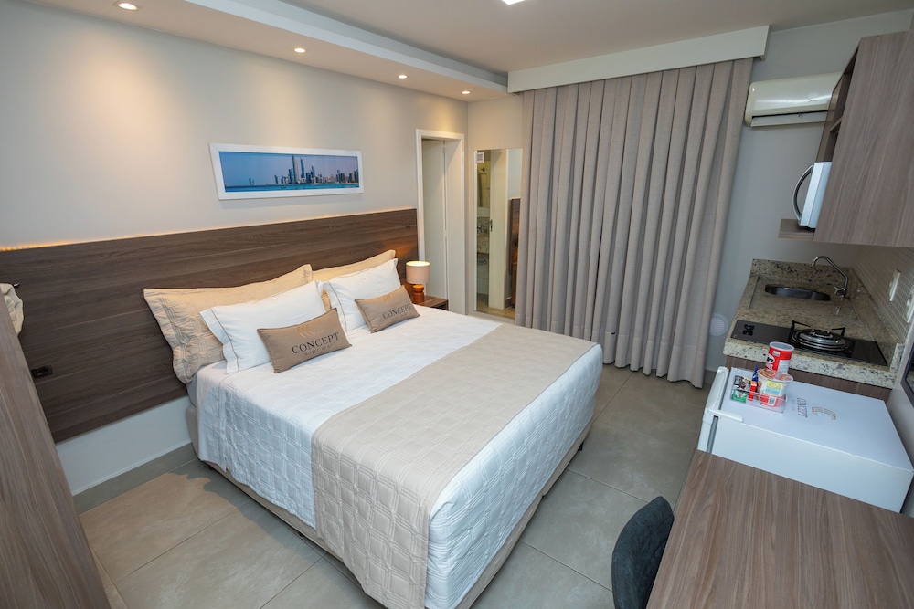 غرفة قياسية بسرير مزدوج، Concept Hotel Flat 4/10