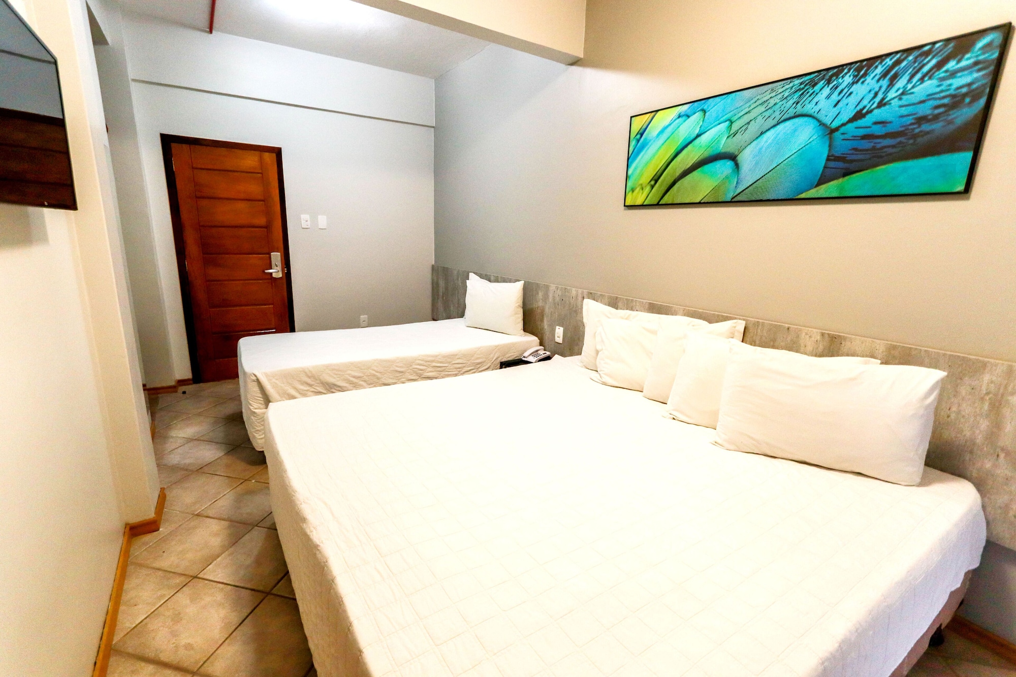 غرفة بسريرين منفصلين، Hotel Brasil Express 3/3