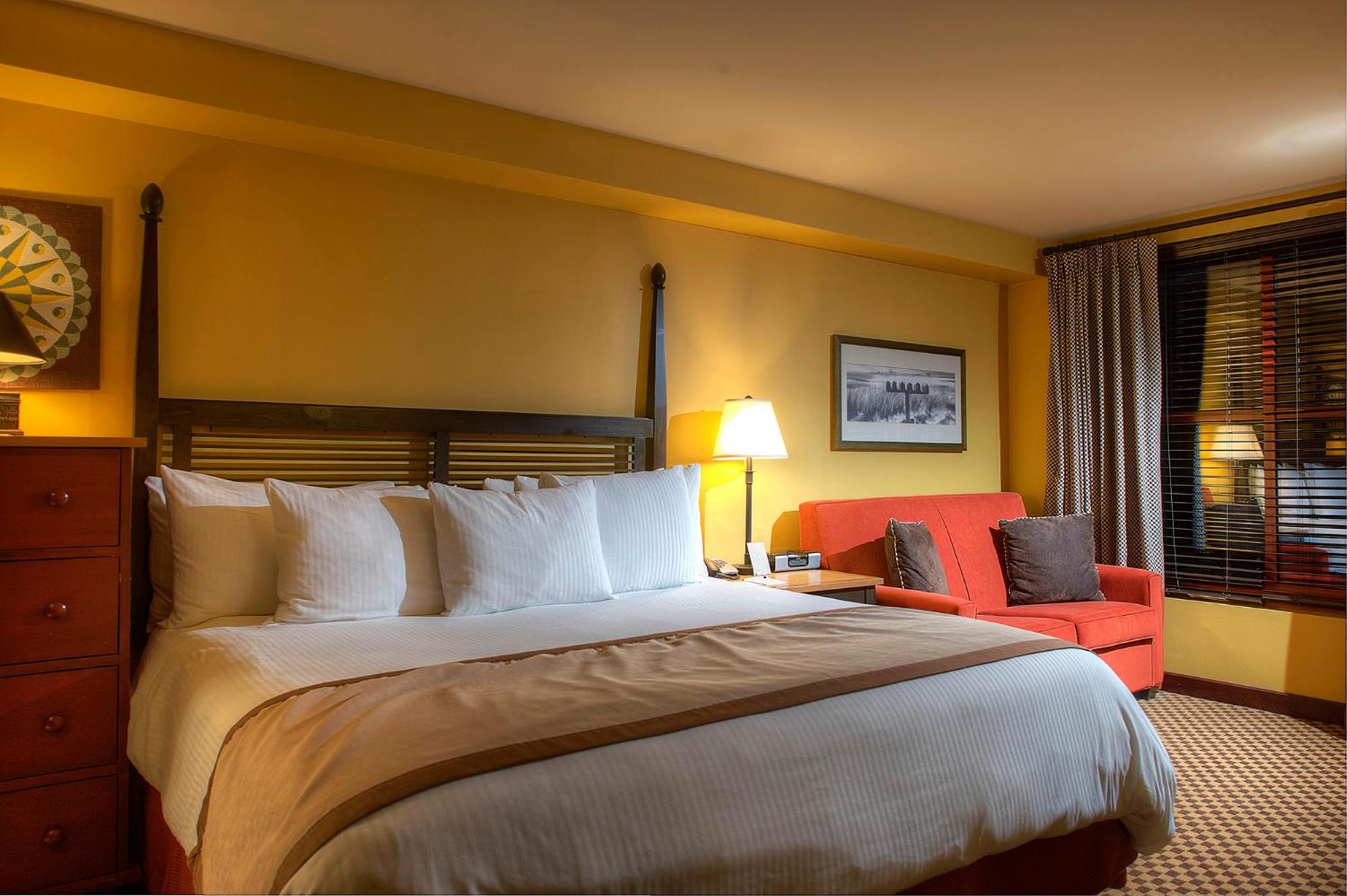 جناح بسرير كينج بإطلالة على الجبل، Bear Creek Mountain Resort 4/6