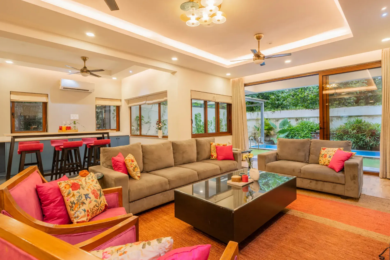 ELIVAAS 4 BHK With Pvt Pool & Outdoor Sitting Area Anasa 8/14