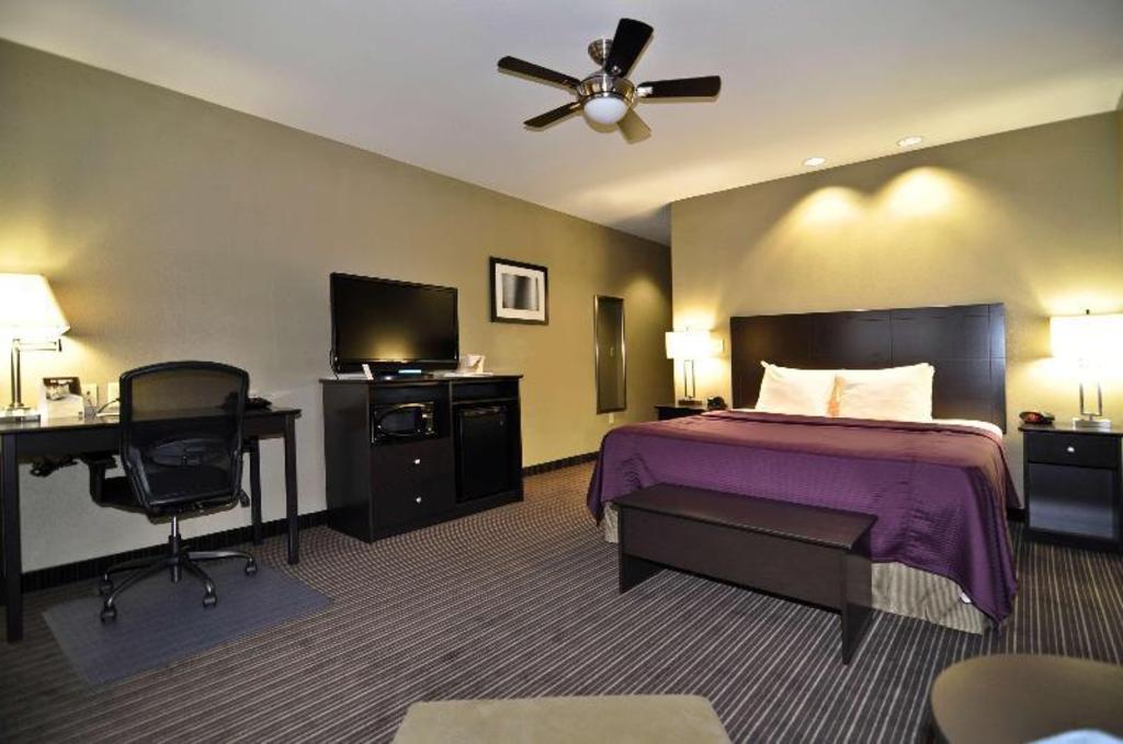 غرفة بسرير كينج بحوض استحمام لذوي الإعاقة، Best Western Giddings Inn And Suites 2/2