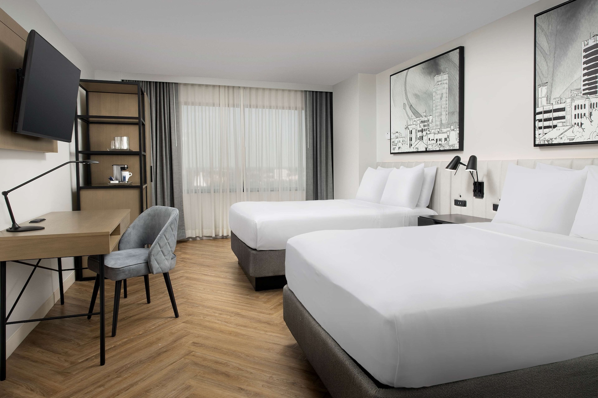 ROOM, 2 DOUBLE BEDS
