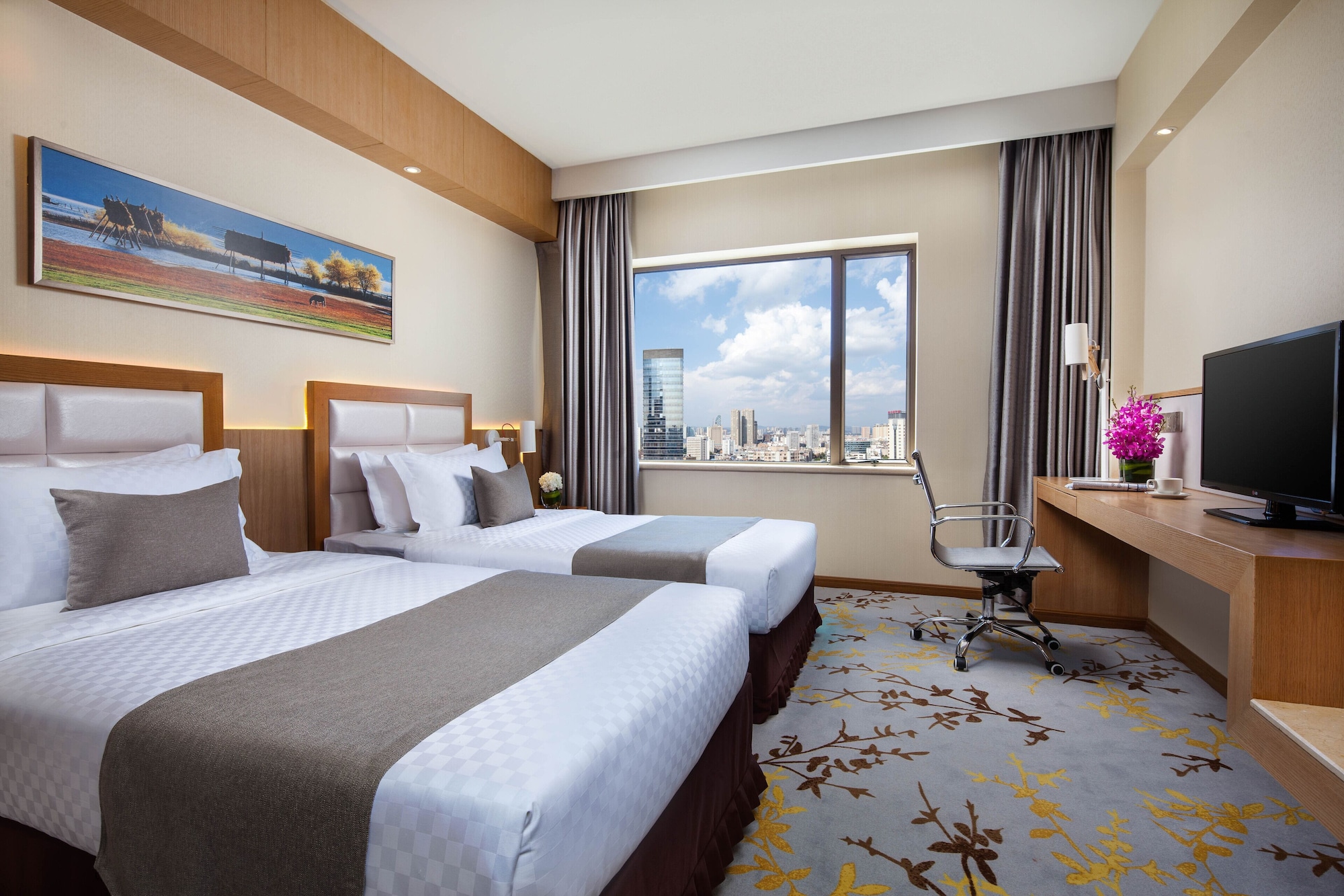 غرفة قياسية بسريرين منفصلين، Kunming Jin Jiang Hotel 2/5