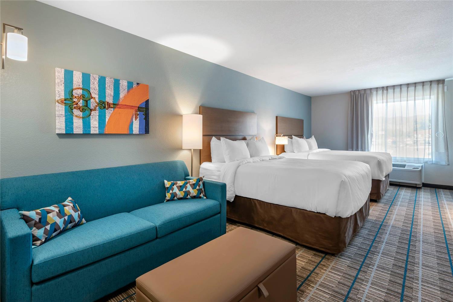 Efficiency, Suite, 2 Queen Beds, Accessible