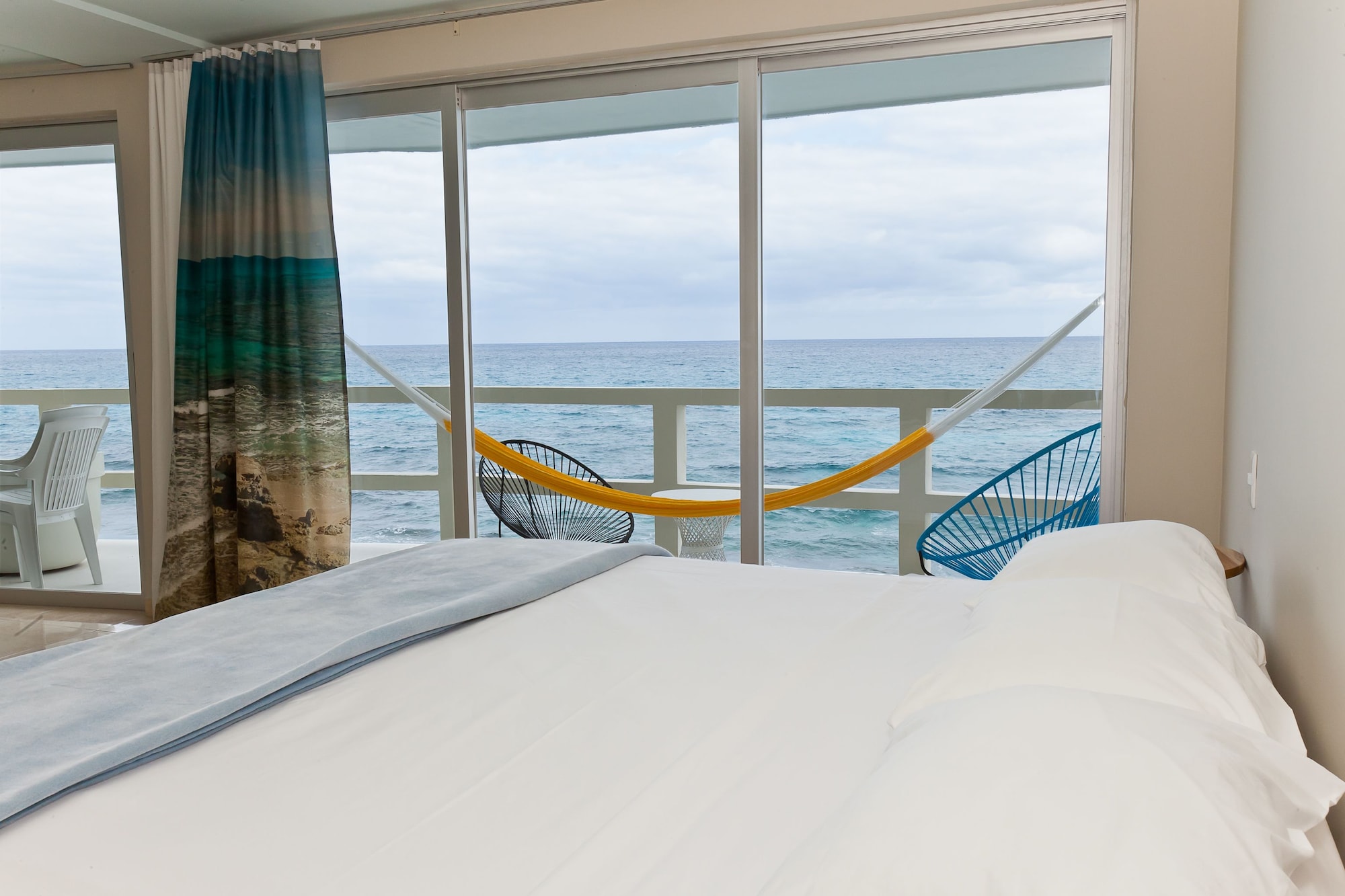 غرفة بسريرين مزدوجين بإطلالة على البحر، Hotel Rocamar Isla Mujeres 6/10