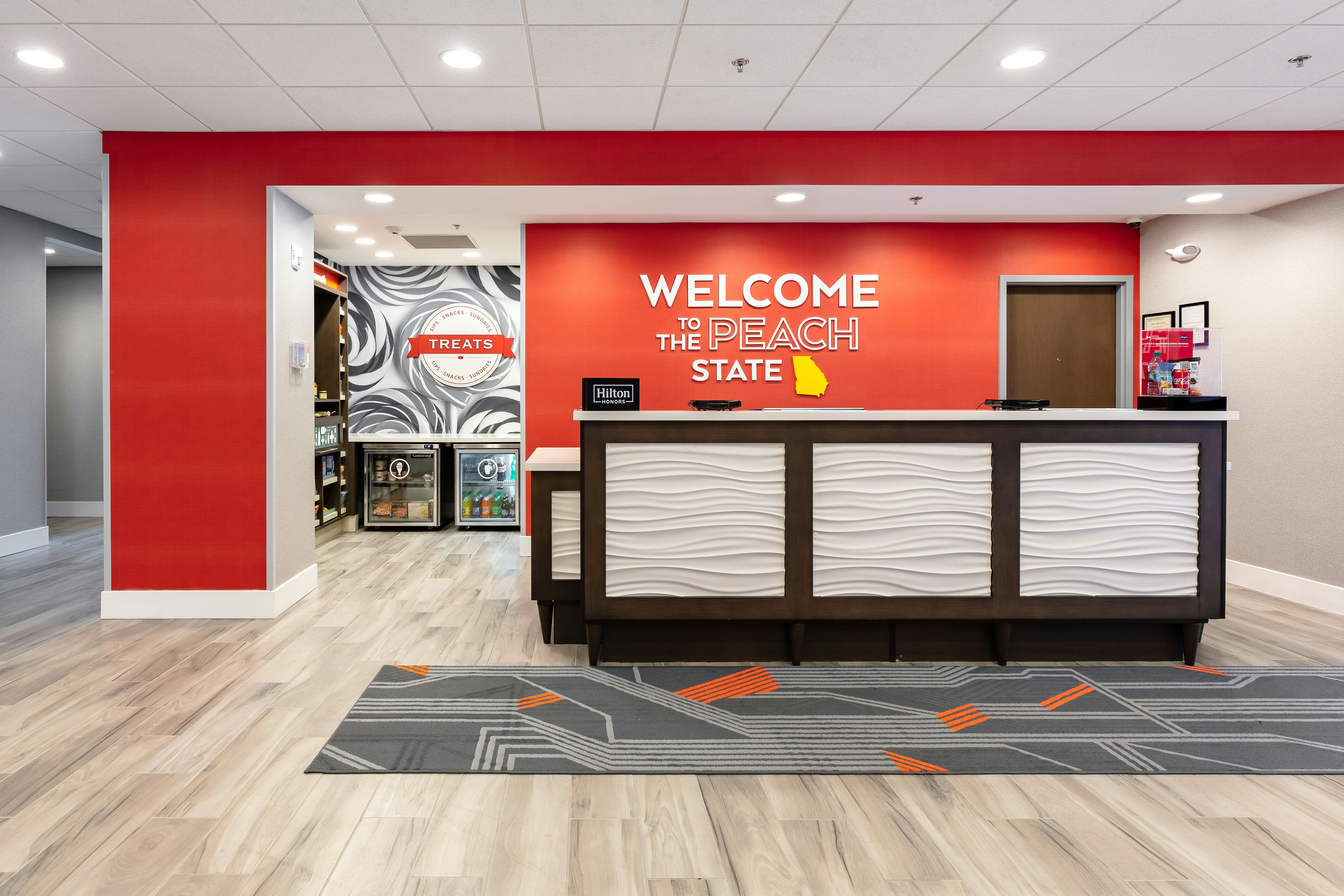 Lobby at Hampton Inn Acworth GA, ACWORTH - GA