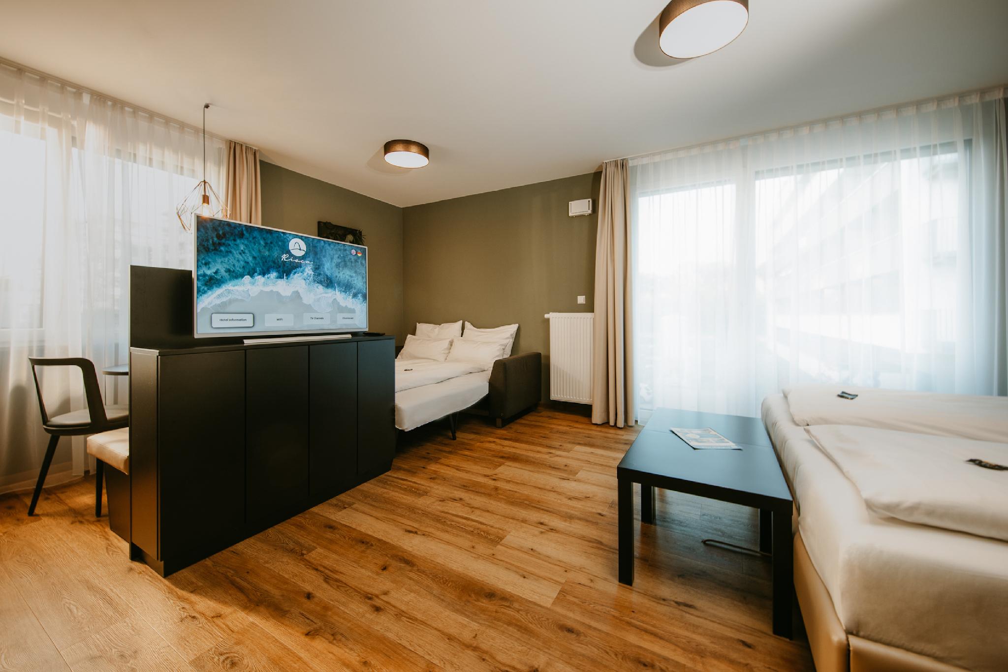 Family, Studio, King Bed, Sofa