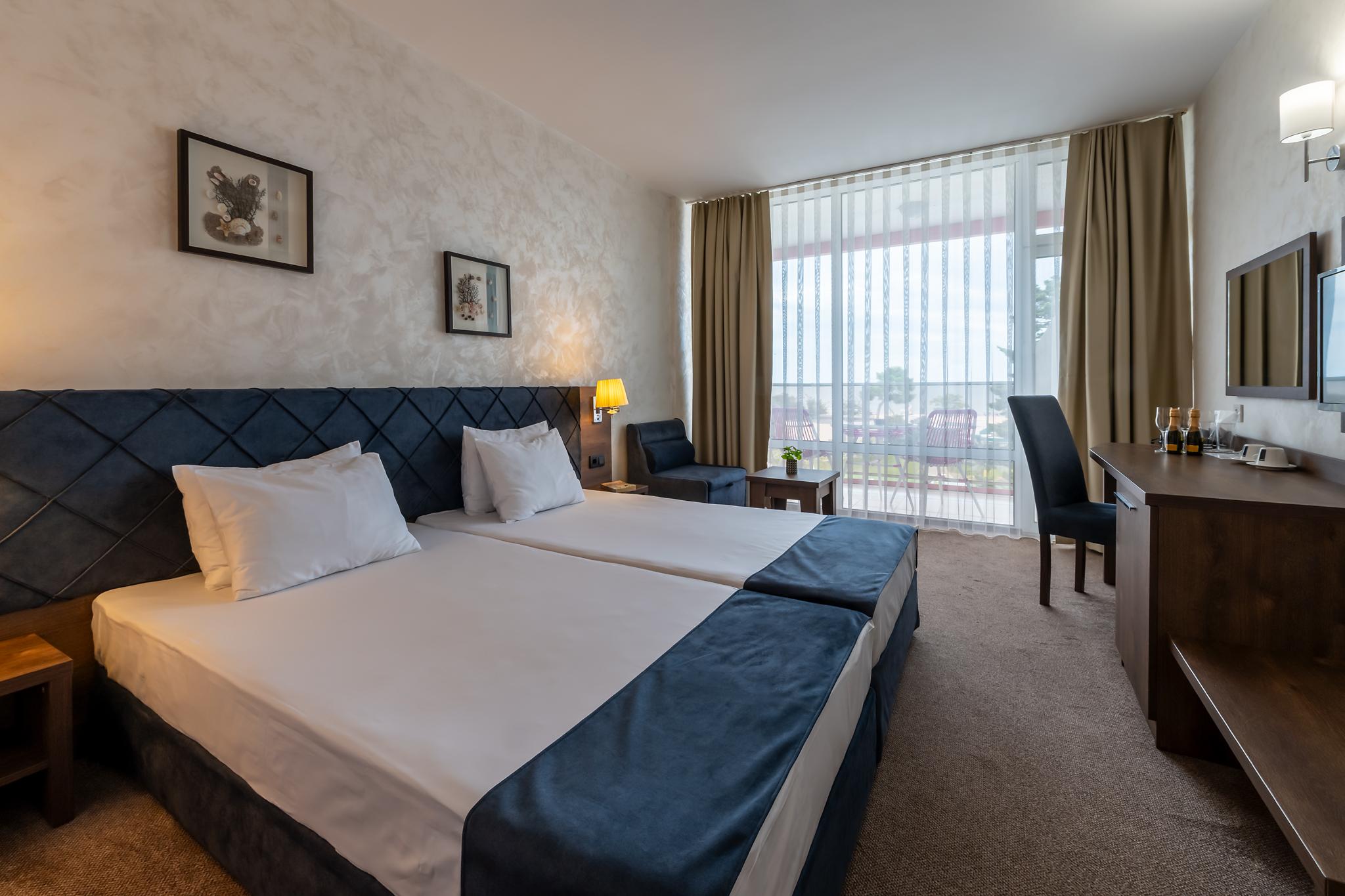 Standard, Twin Beds, Sea Side, Balcony or Terrace