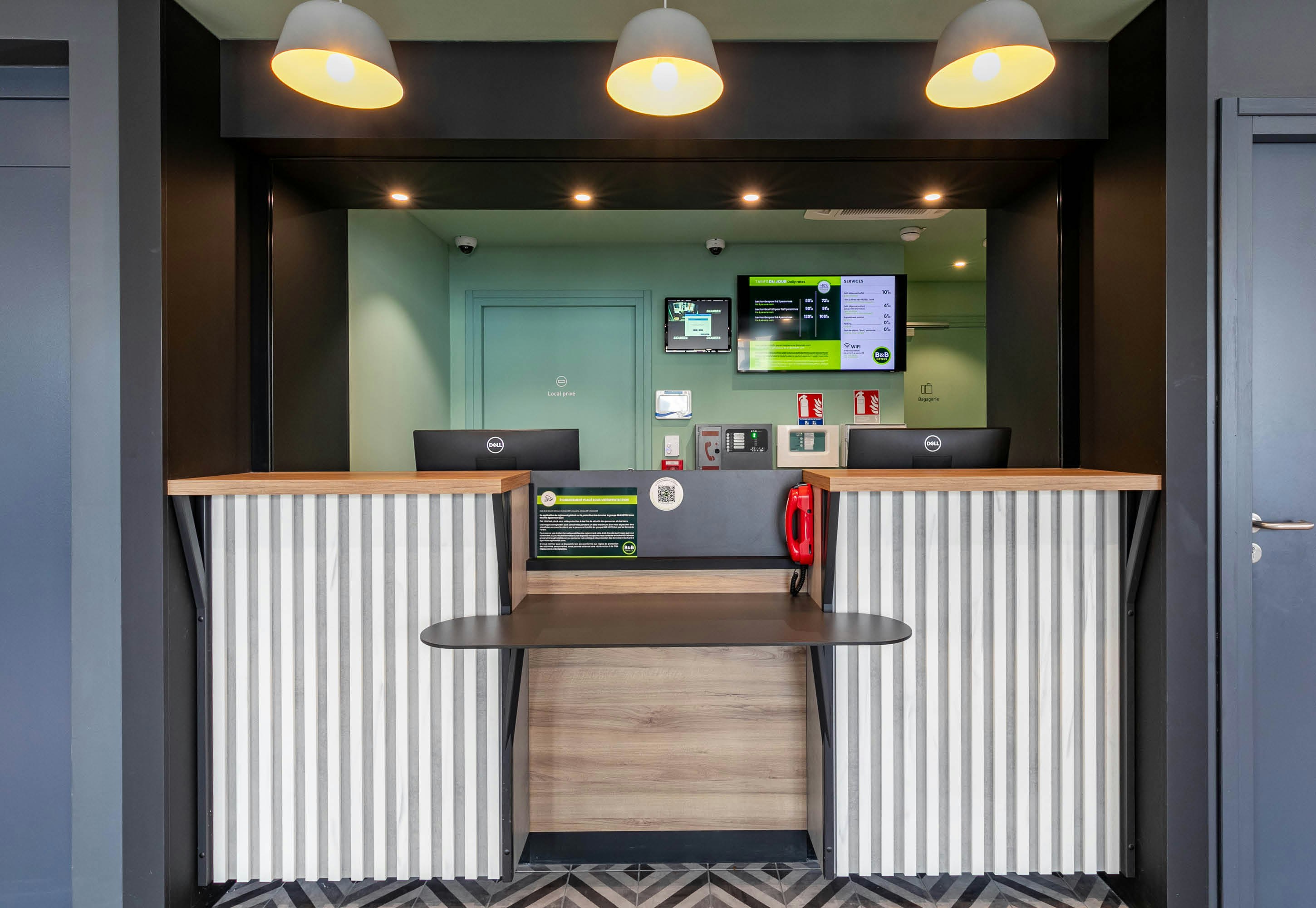 Lobby at B&B Hotel Mulhouse Bale Aeroport, Hesingue