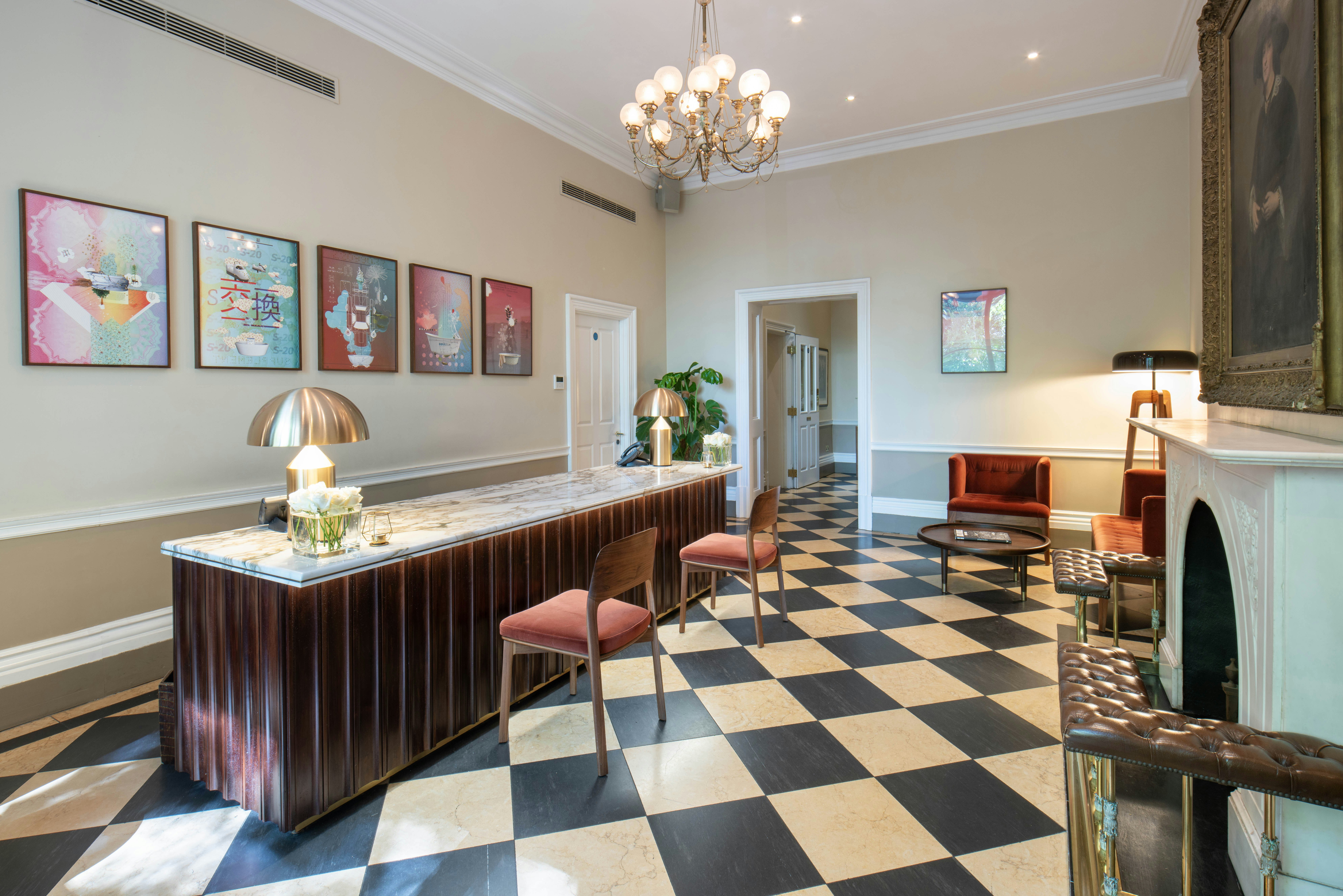 Lobby at Roseate House London, LONDON