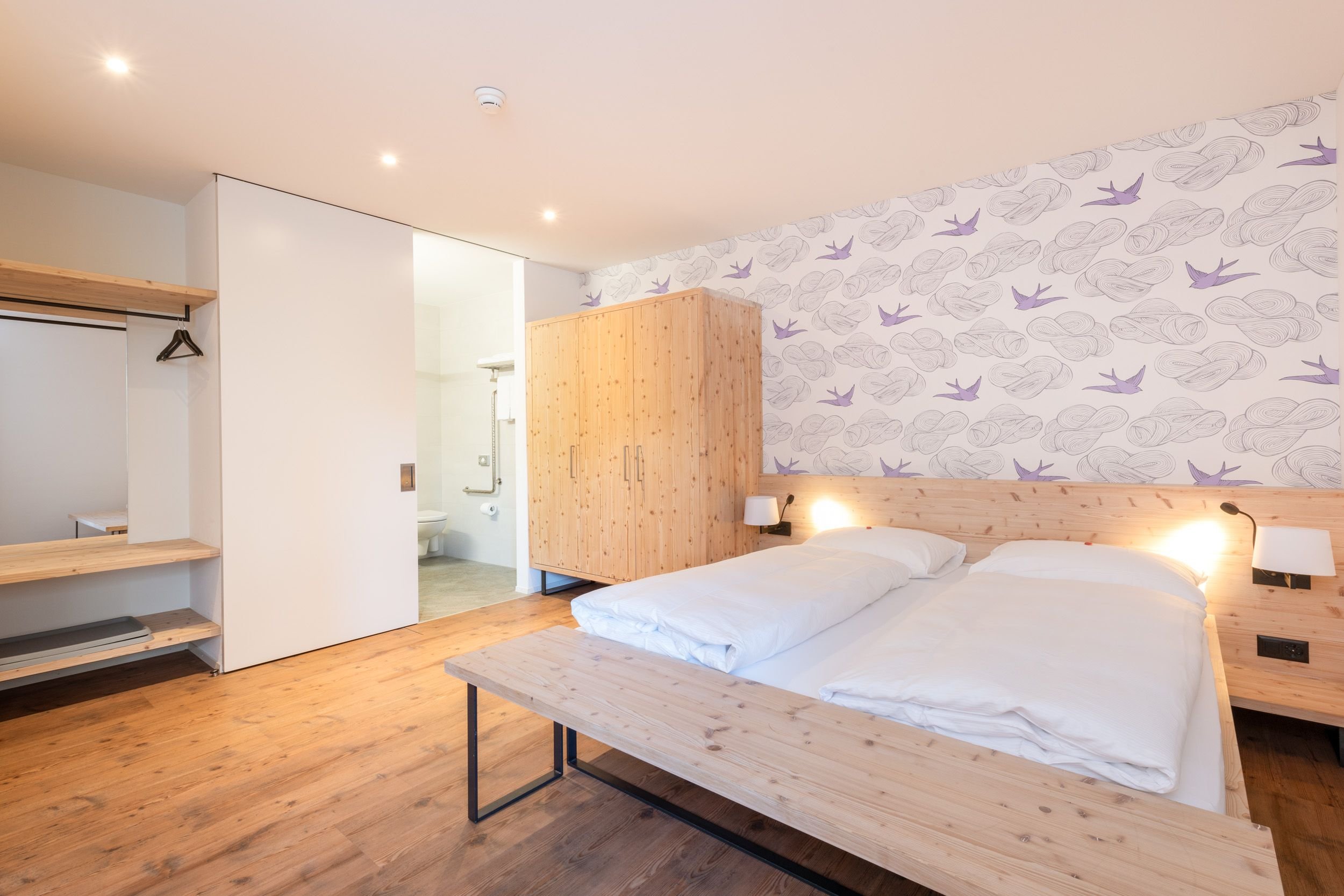 غرفة كومفورت بسرير مزدوج، Berghotel Randolins 3/4