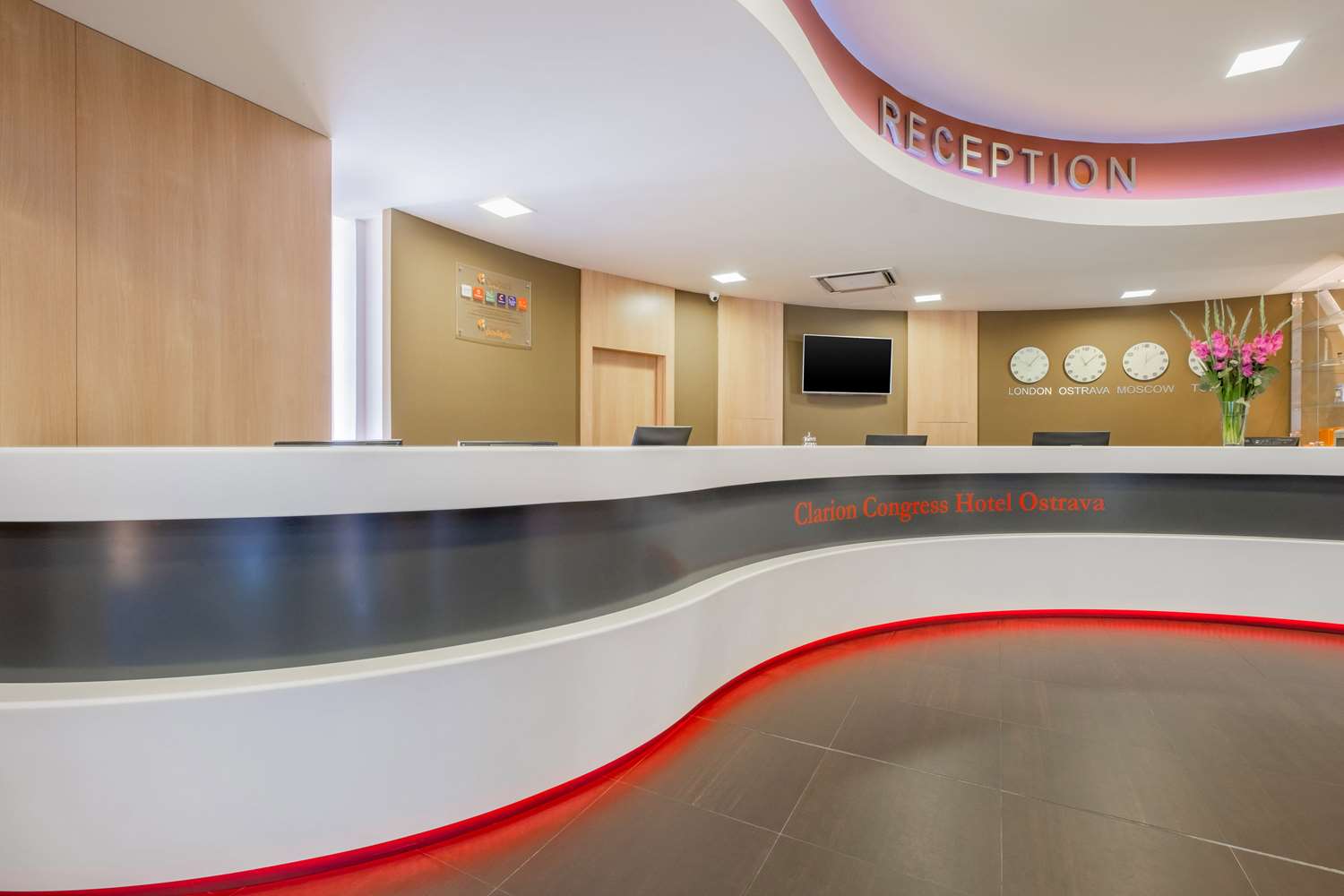 Lobby at Clarion Congress Hotel Ostrava, OSTRAVA