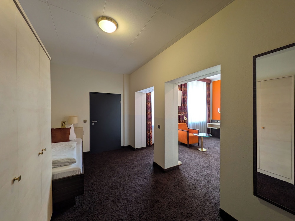 غرفة عائلية ركنية بثلاثة أسرّة، Best Western Hotel Augusta 2/2