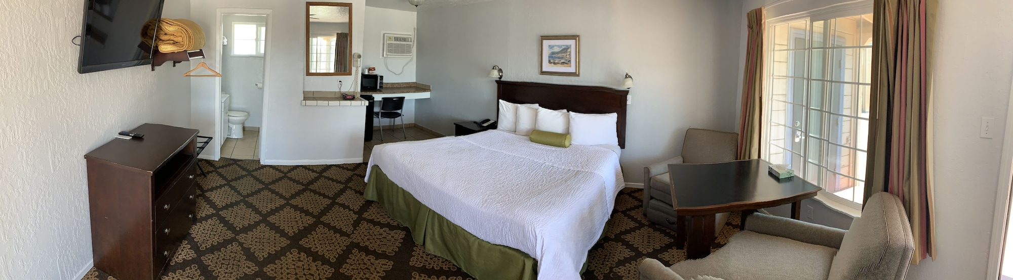 غرفة قياسية بسرير كينج، Stage Stop Inn Williams 3/4