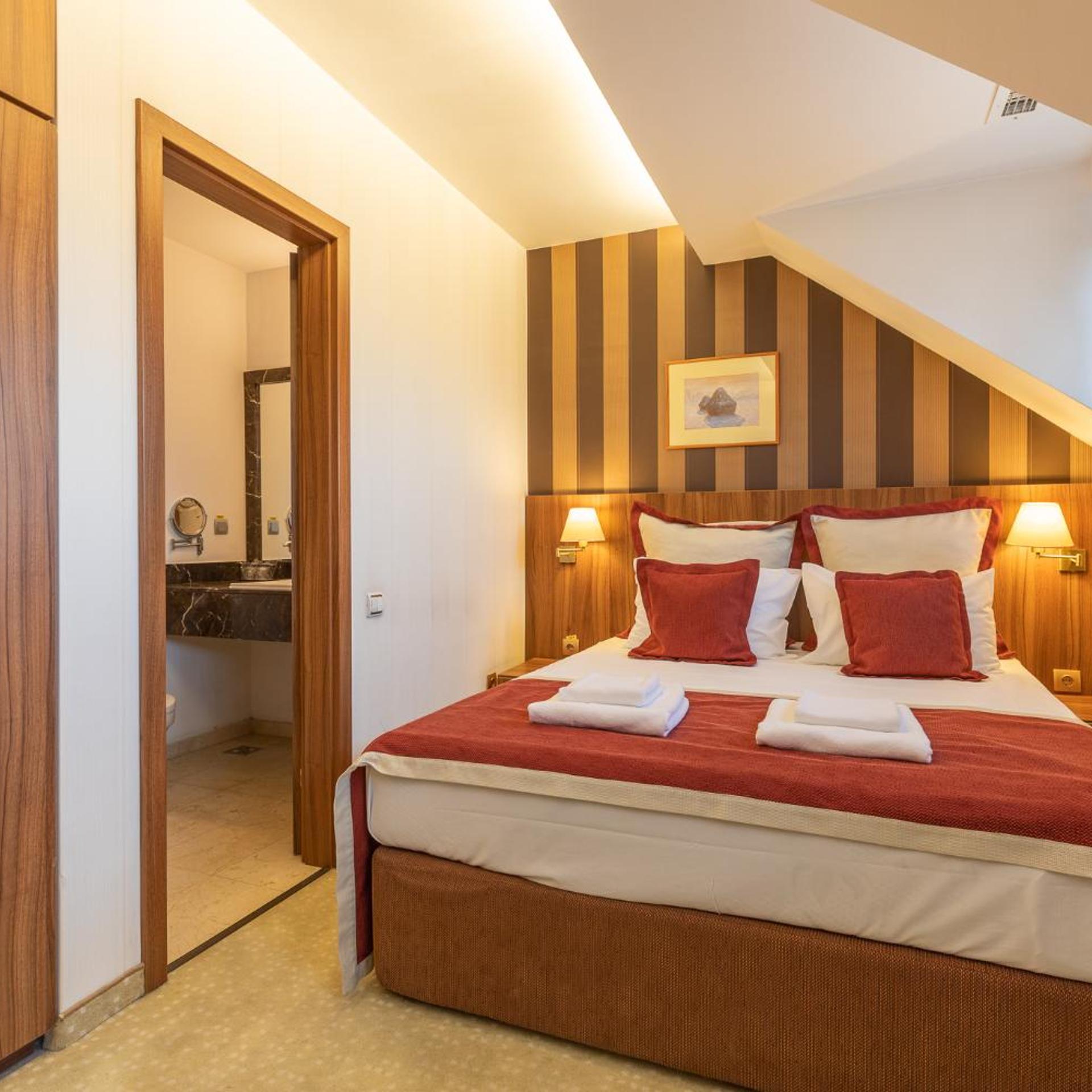 Room, Double Bed, Attic