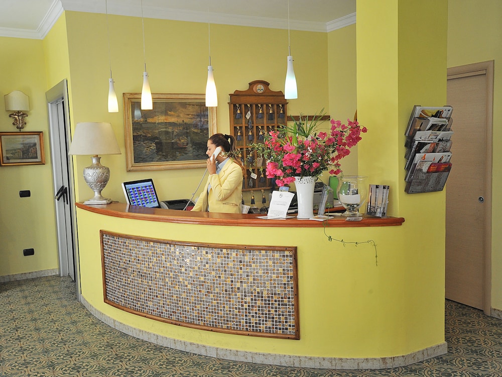 Lobby at Hotel Miramare, MAIORI