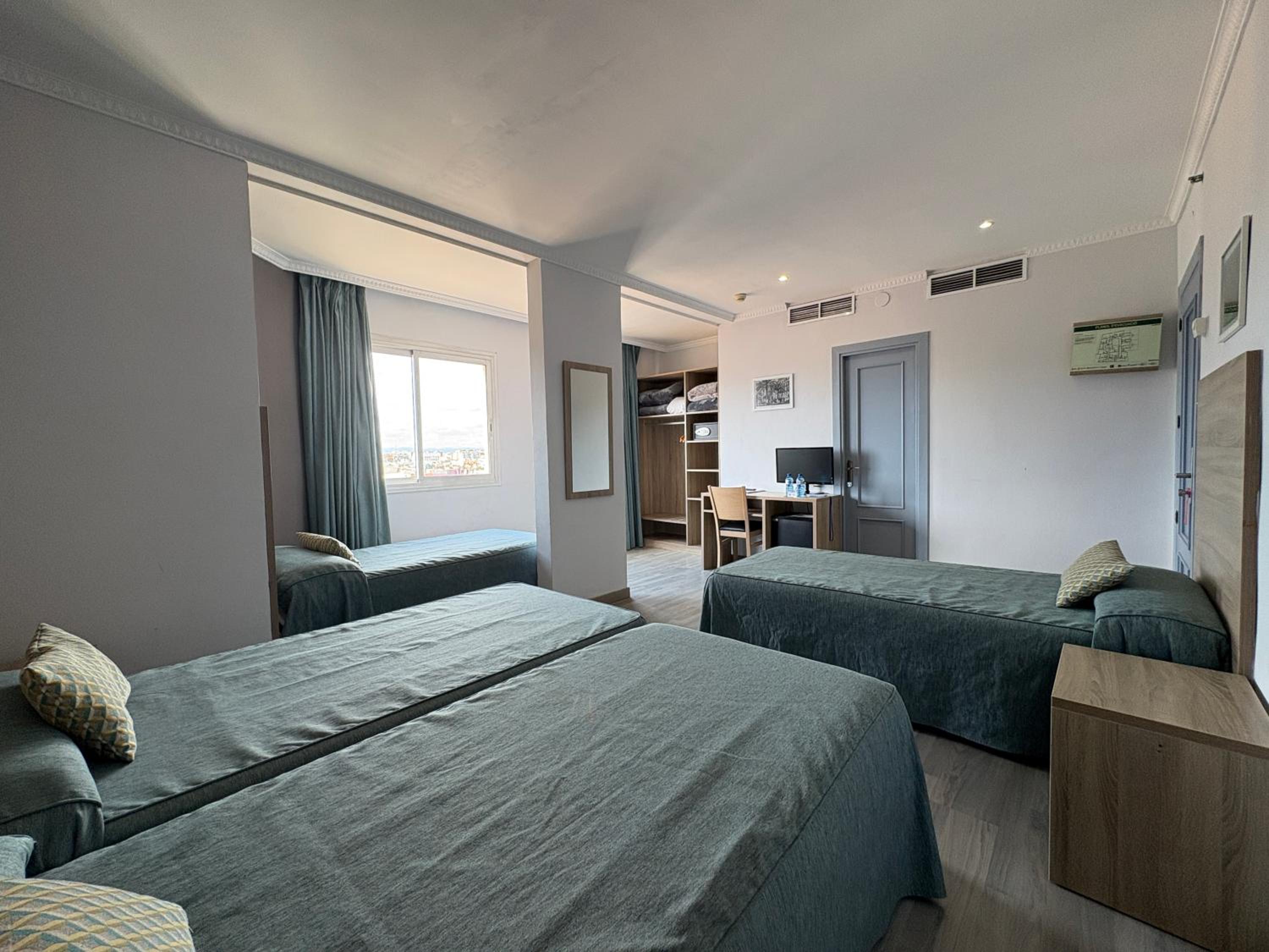 Room, Double Bed, Two Extra Beds