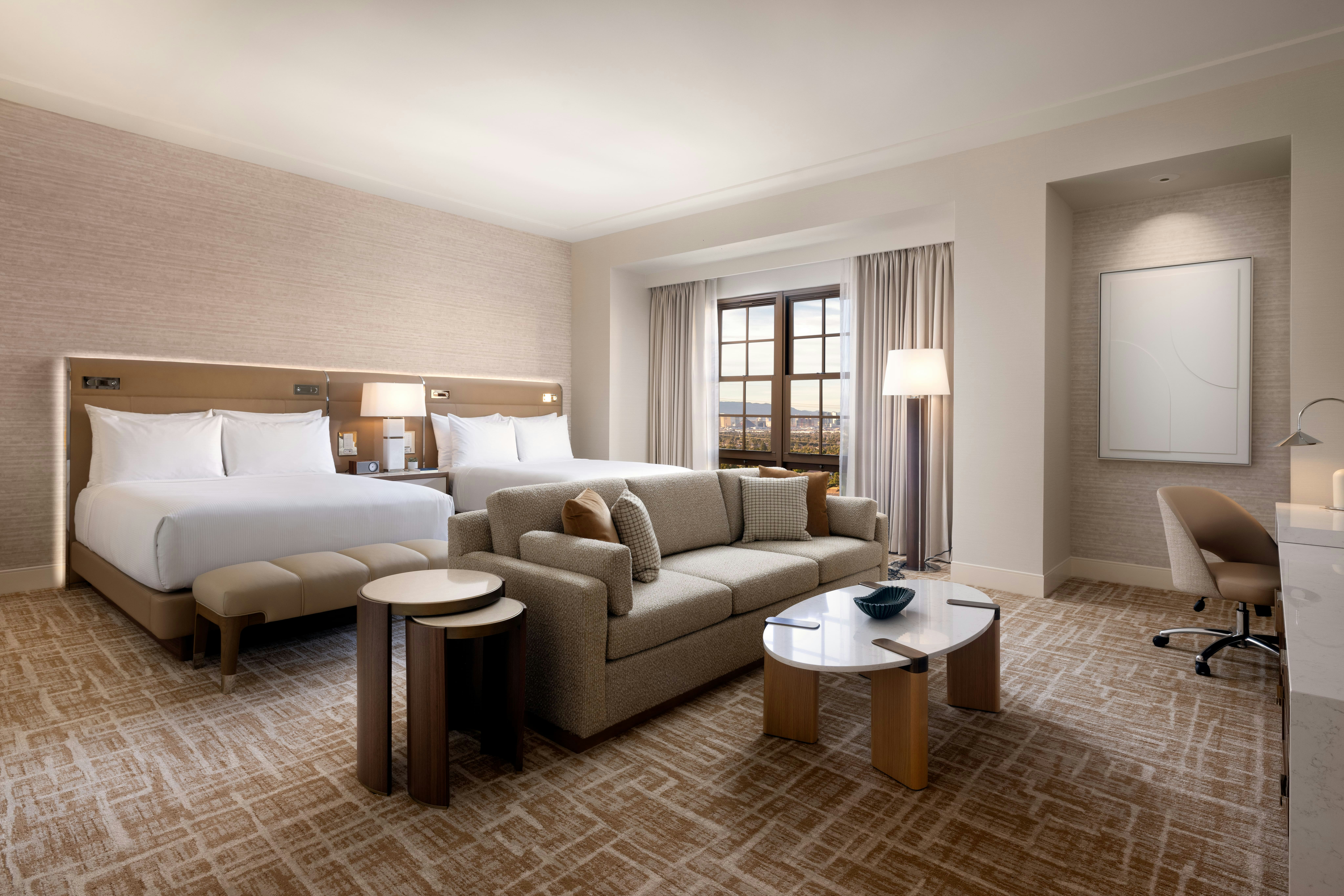 Renovated, Executive, Suite, 2 Queen Beds, Patio