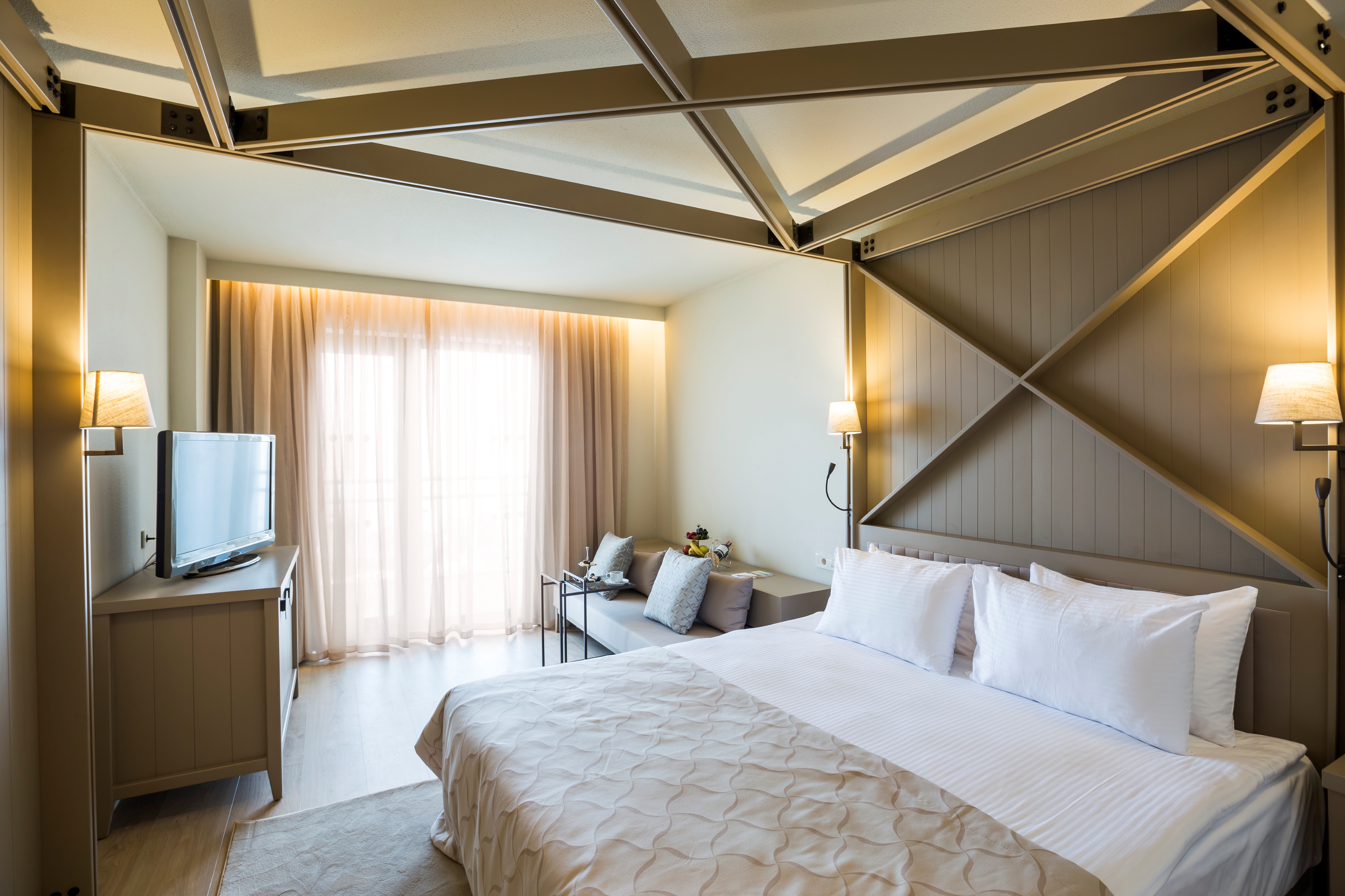 Room, Single, Double Bed, Land View