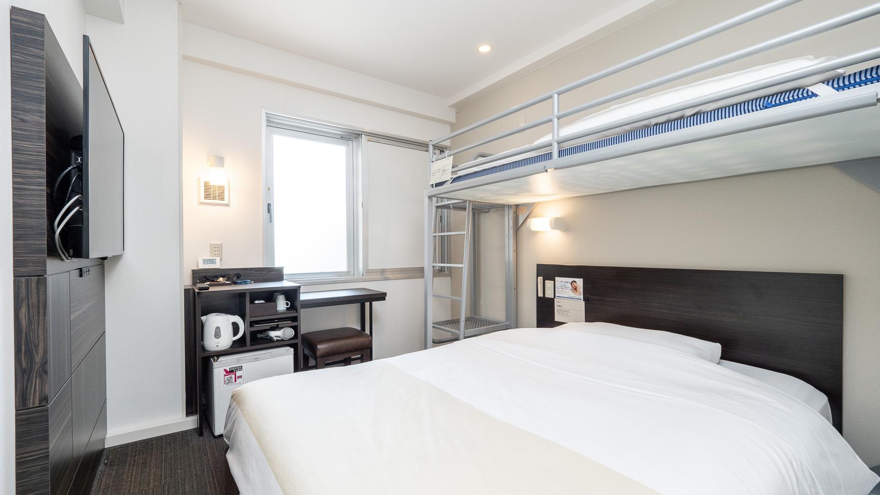 Room, Double or Single Bed, Bunk Bed
