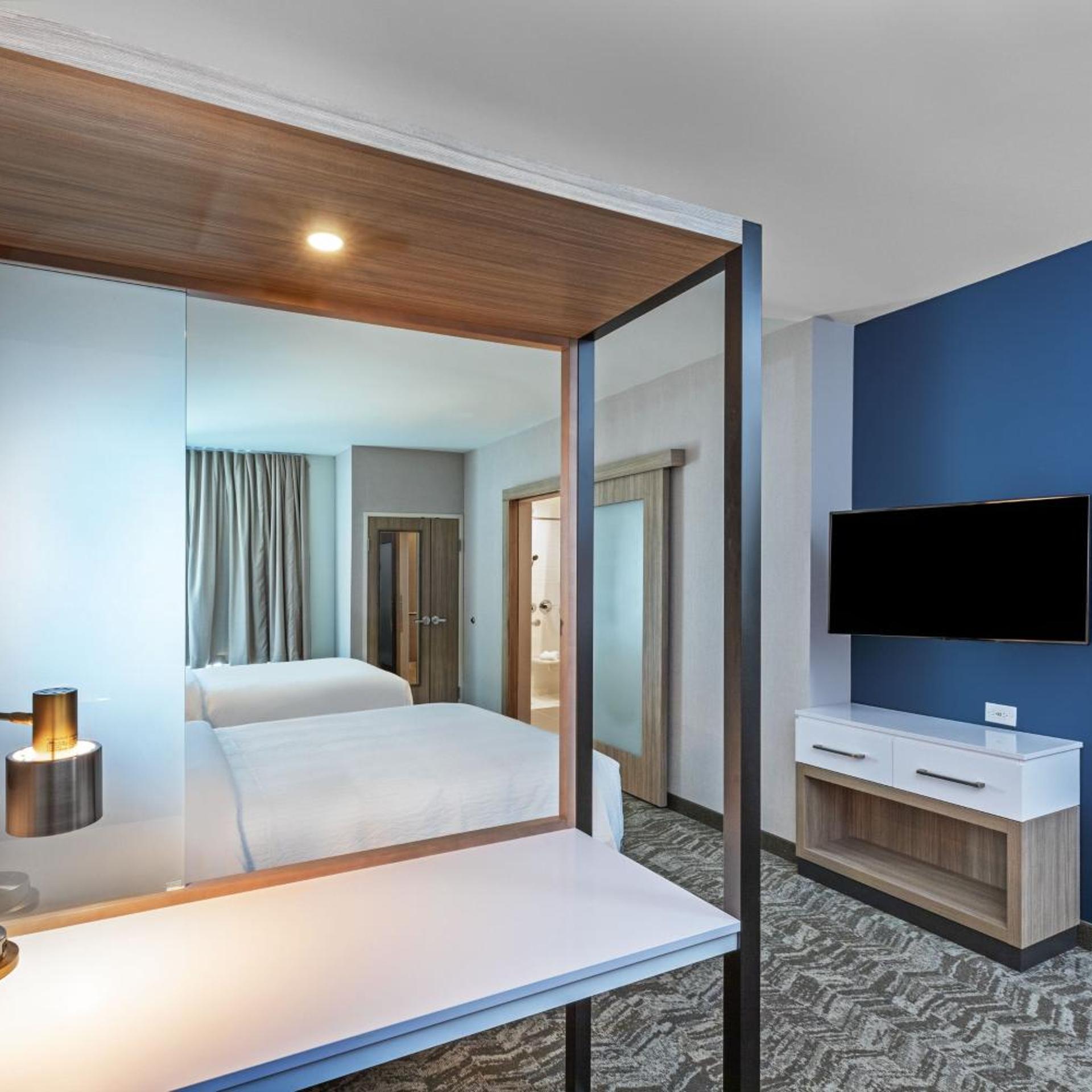 Suite, 2 Queen Beds, Trundle Bed, Street View, Sofa