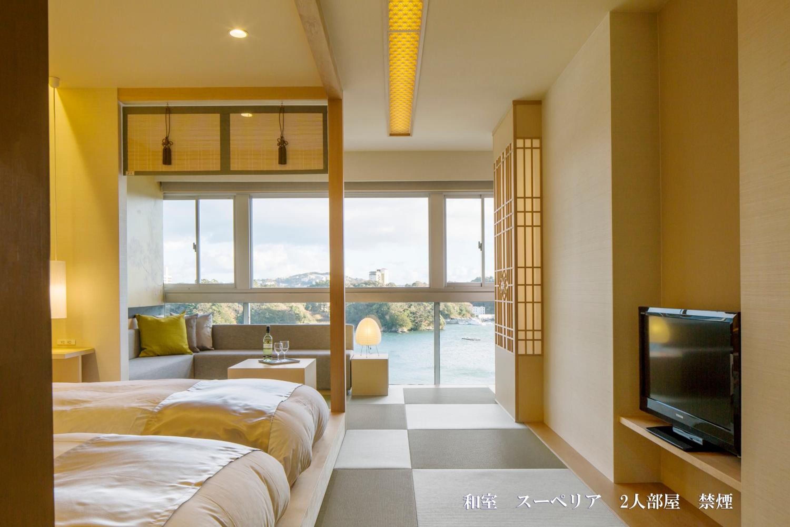 غرفة يابانية سوبيريور بسريرين منفصلين، Toba Grand Hotel 10/10