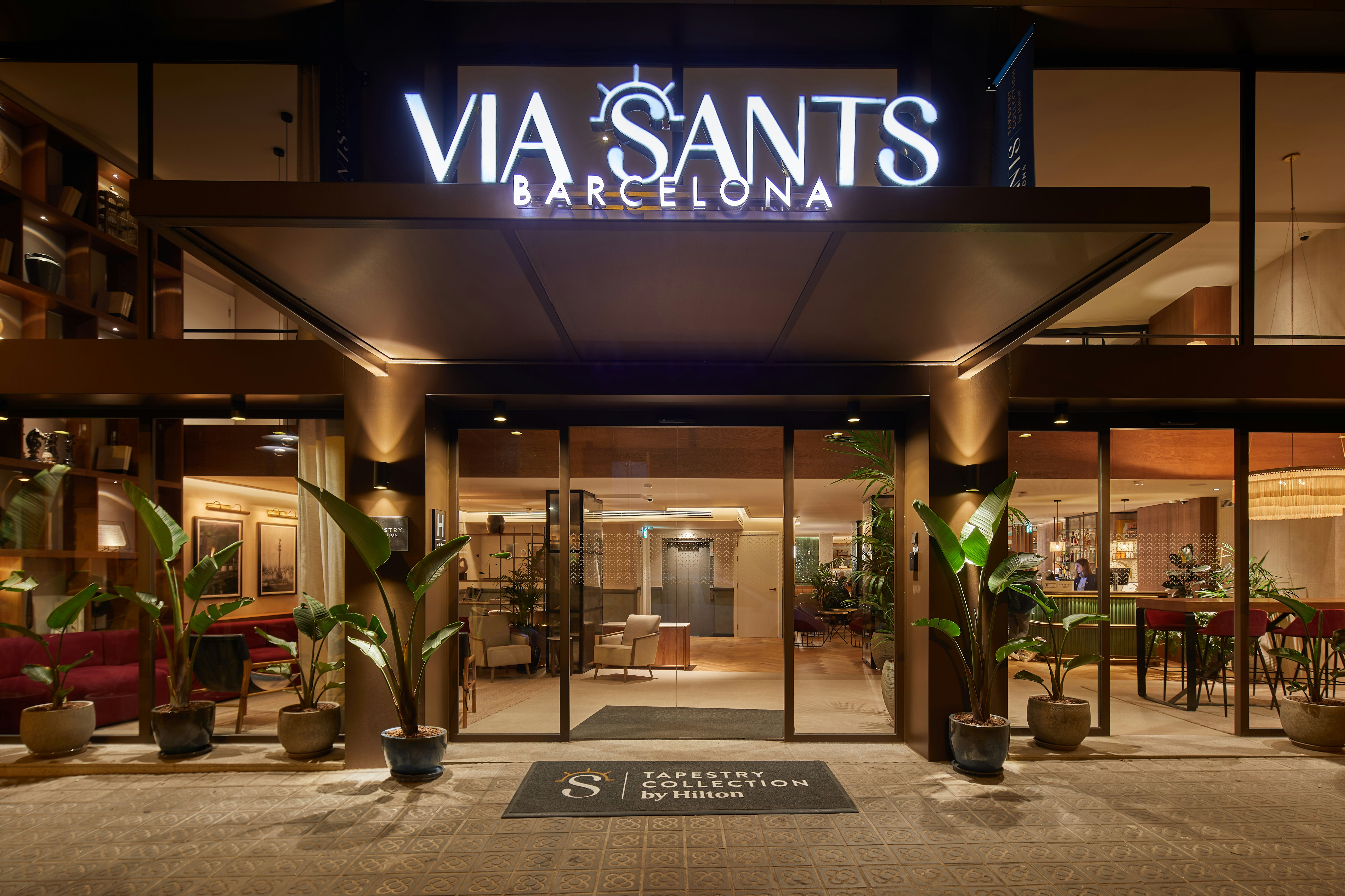 Via Sants酒店巴塞罗那,希尔顿启缤精选酒店(Via Sants Hotel Barcelona, Tapestry Collection by Hilton) 图片1