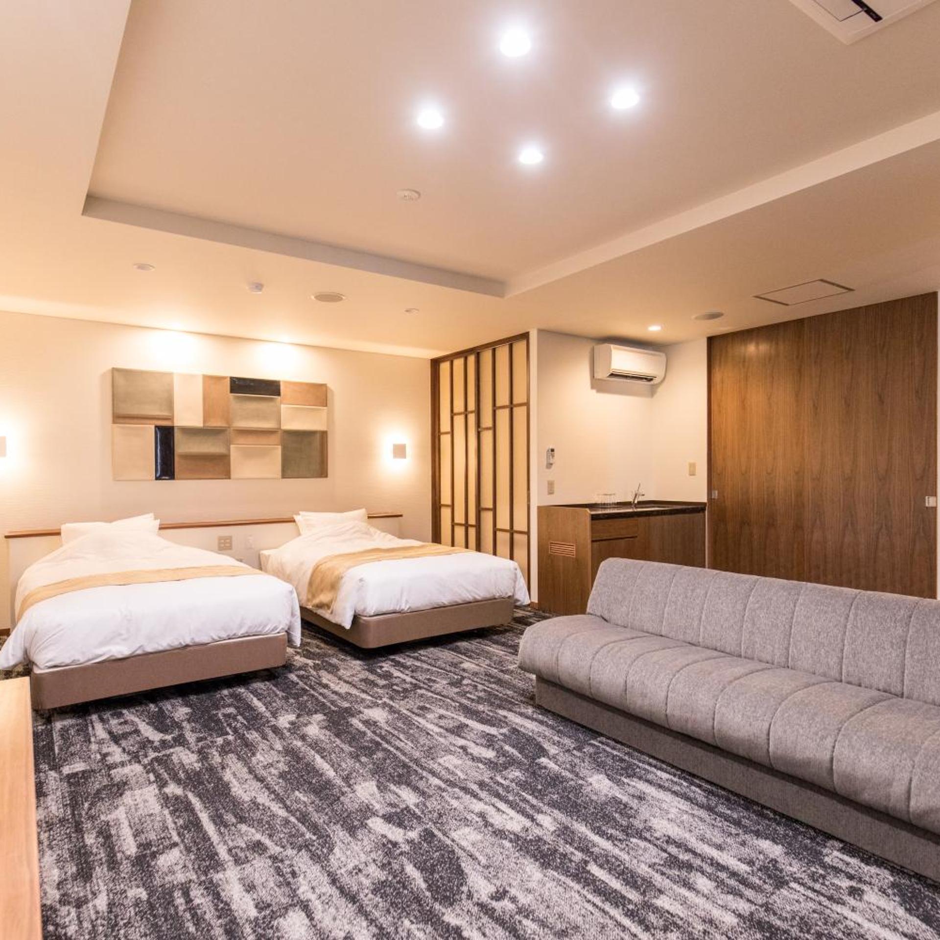 Suite, Twin Beds, Ocean View, Outdoor Bath, Tatami, High Floor