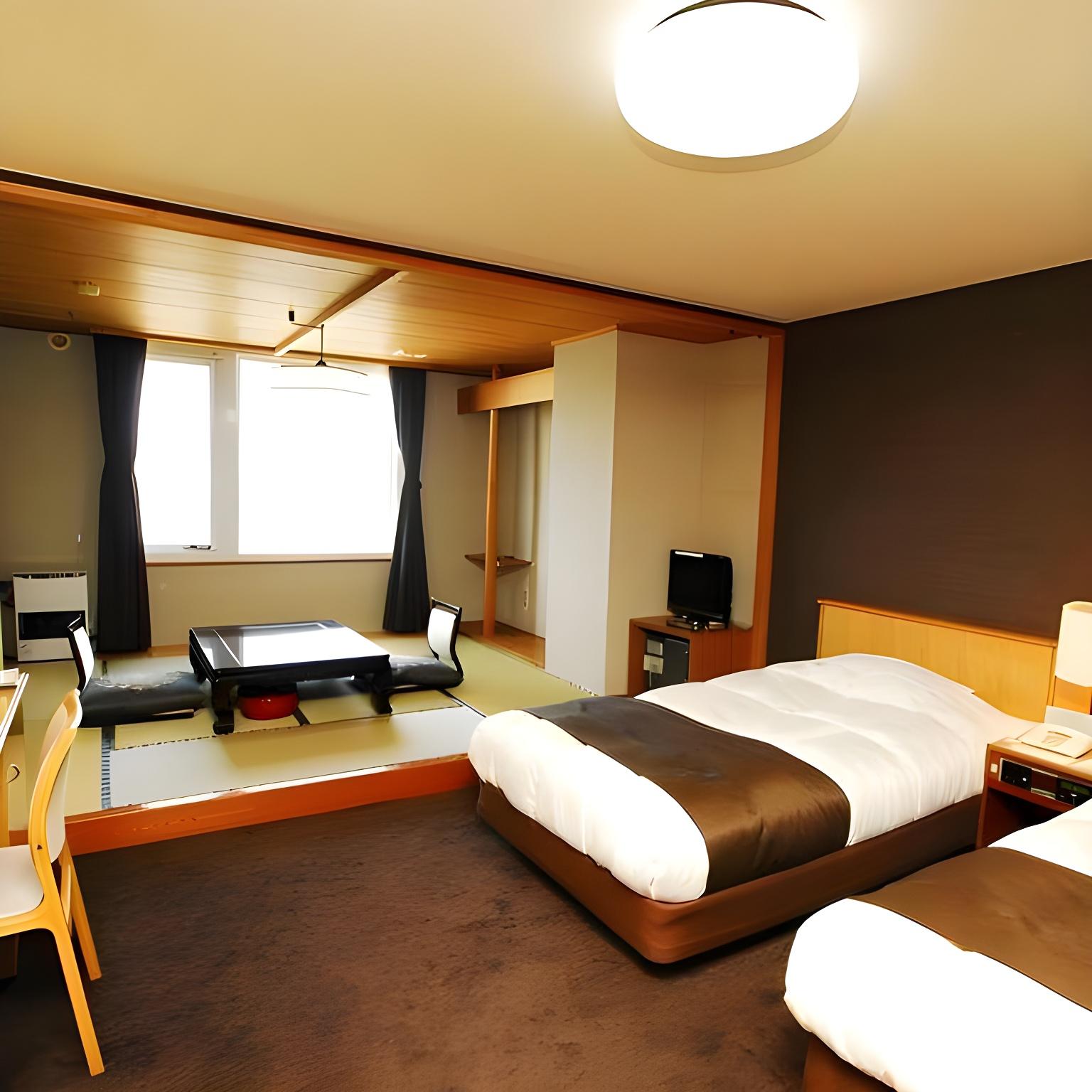 Japanese Western, 2 Futon Beds, Lake View, Main Building