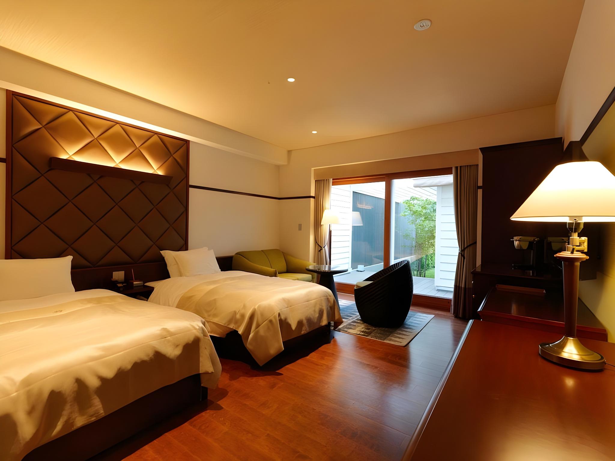 Executive, Twin Beds, Private Hot Spring Bath