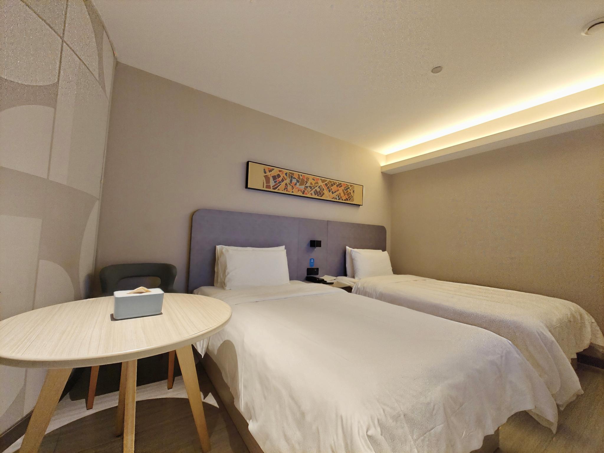 Twin Beds, No Window