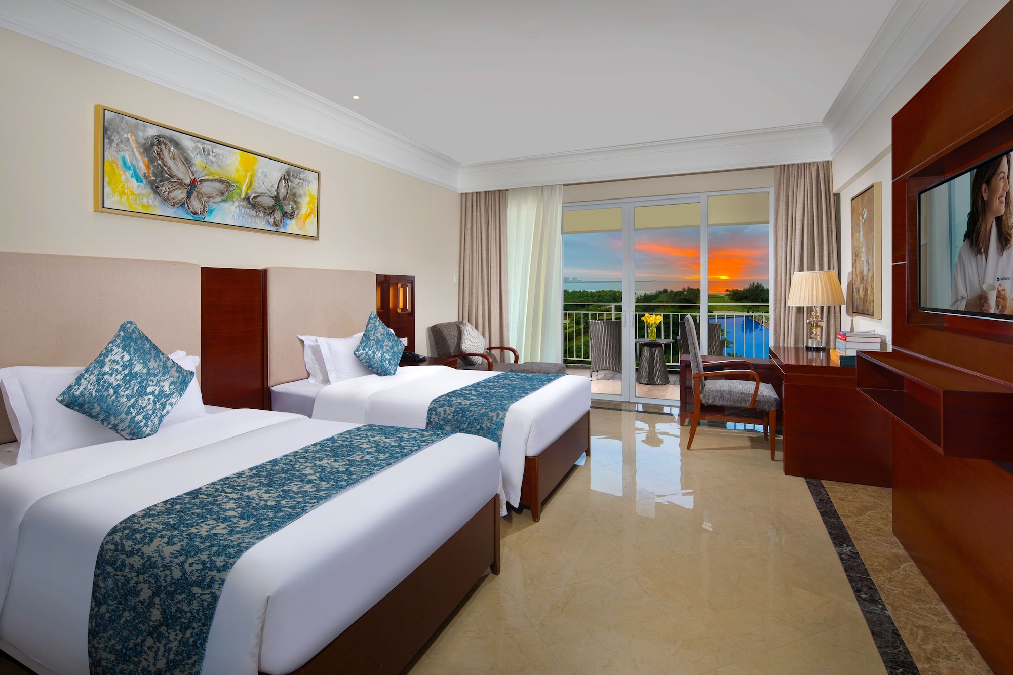 Serenity, Garden, Twin Beds، Wyndham Garden Wenchang Nanguo 3/10