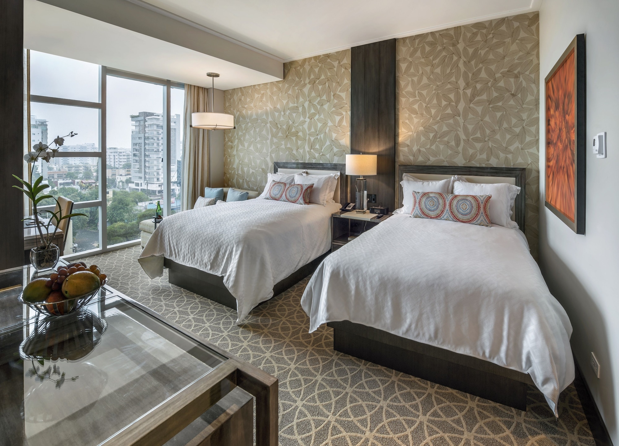 Classic, 2 Double Beds, Club Lounge Access, High Floor