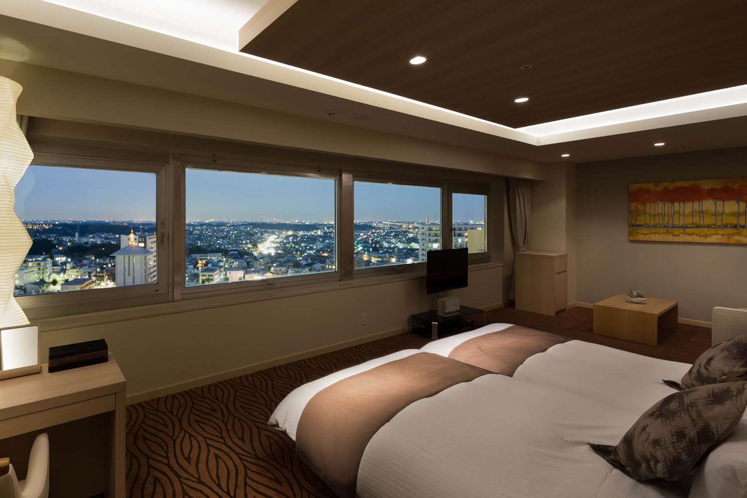 غرفة بريميير ديلوكس بسريرين منفصلين، Rembrandt Hotel Tokyo Machida 4/4