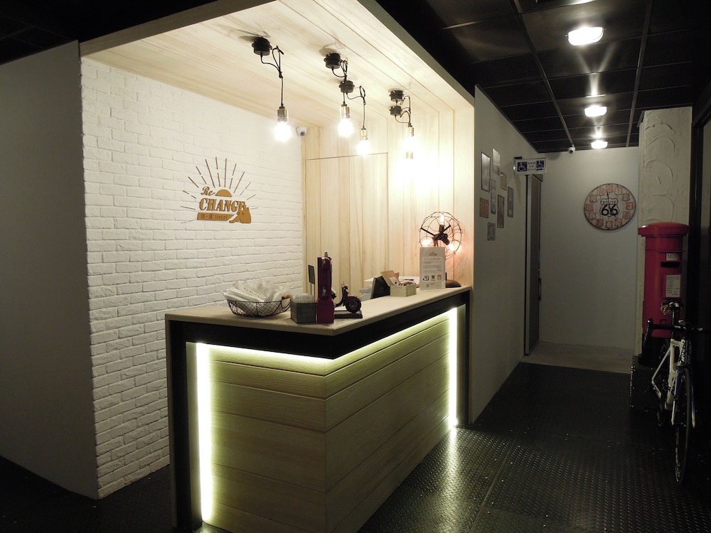 Lobby at Re Change Hotel Taipei, TAIPEI