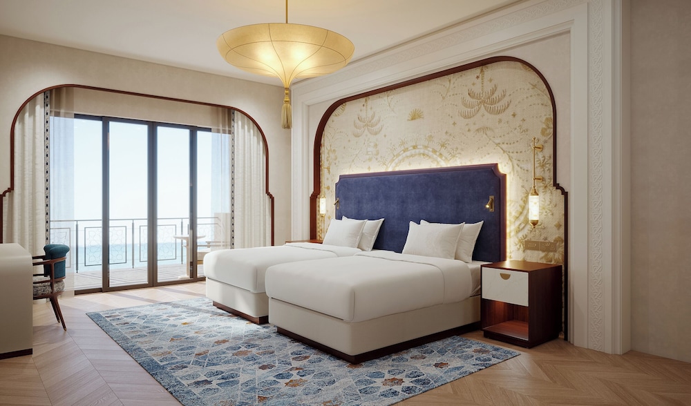 2 Bedrooms, Kids Club, Cinema, Suite, 1 King and 2 Double Beds, Palm View, Sofa, Lounge Access