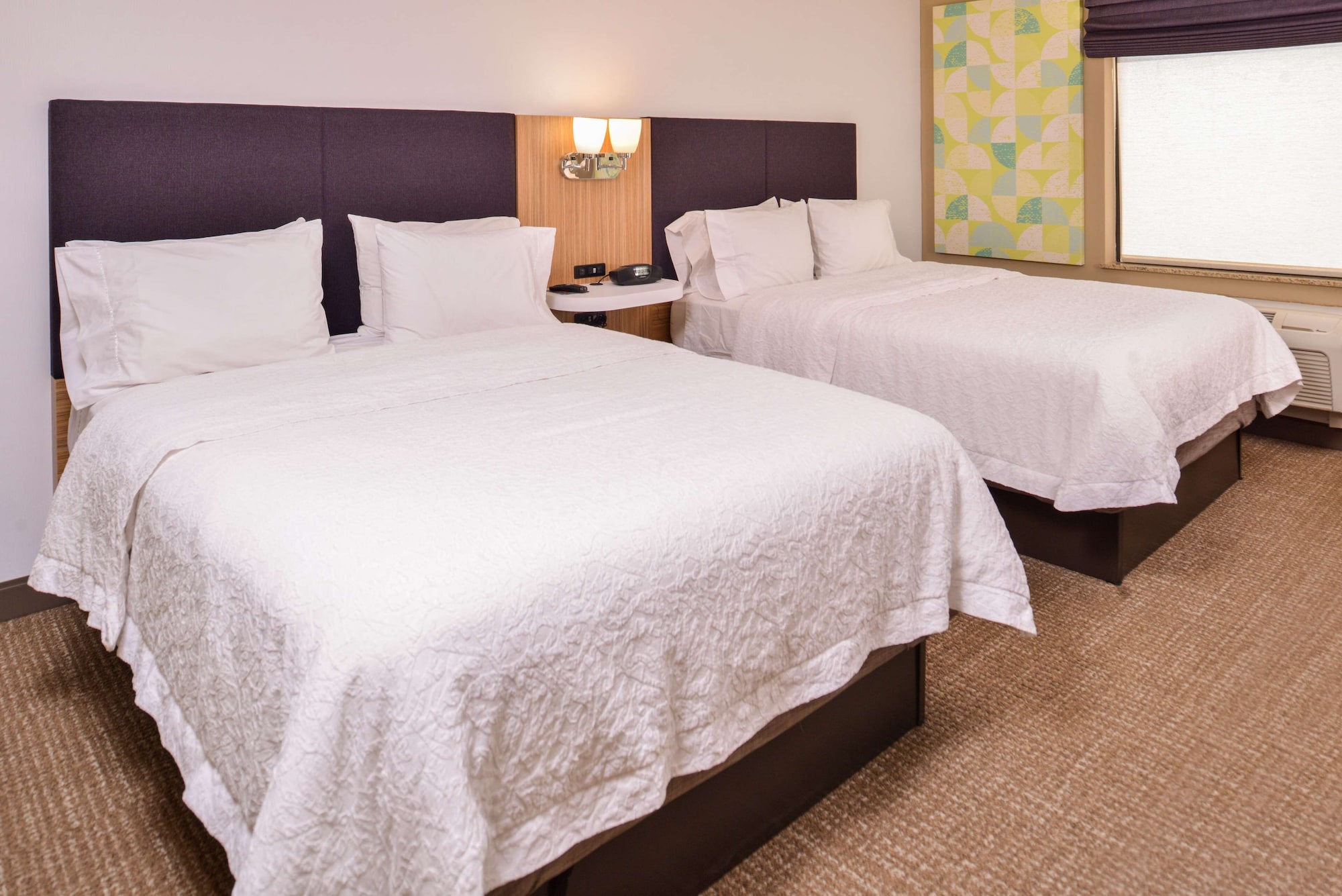غرفة قياسية بسريرين كوين، Hampton Inn York 3/4