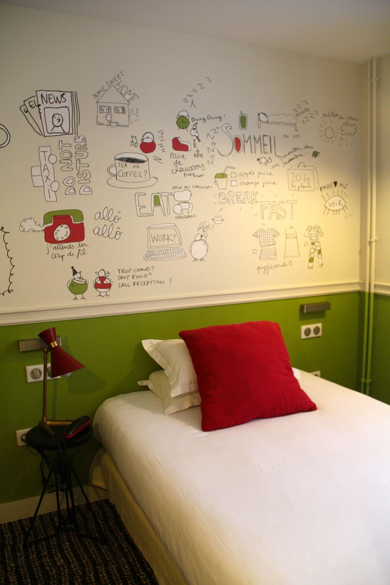 غرفة كلاسيكية مفردة، Hotel Des 3 Poussins 2/7