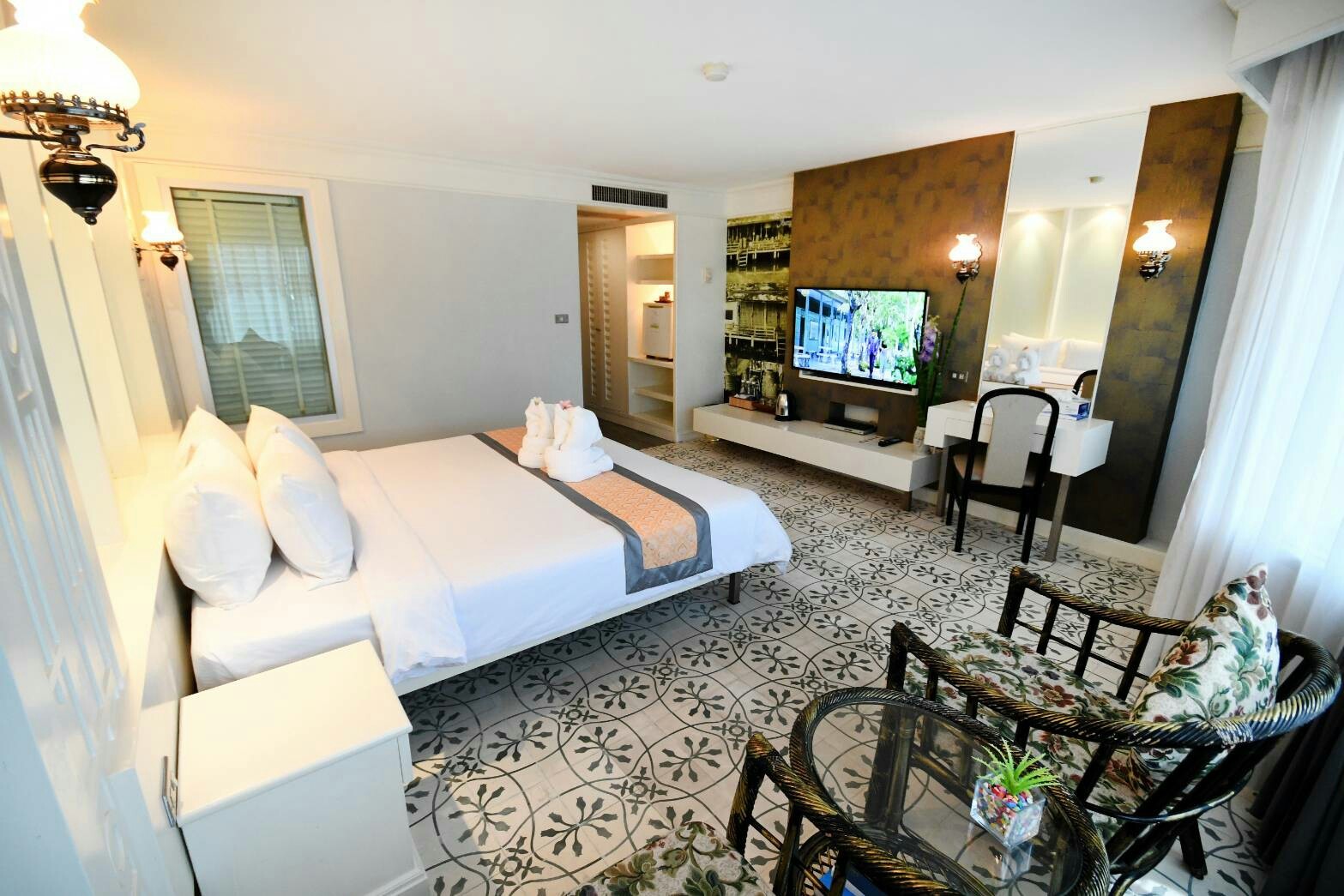 غرفة ديلوكس بسرير مزدوج أو سريرين منفصلين، Coco Beach Hotel Jomtien Pattaya 5/8