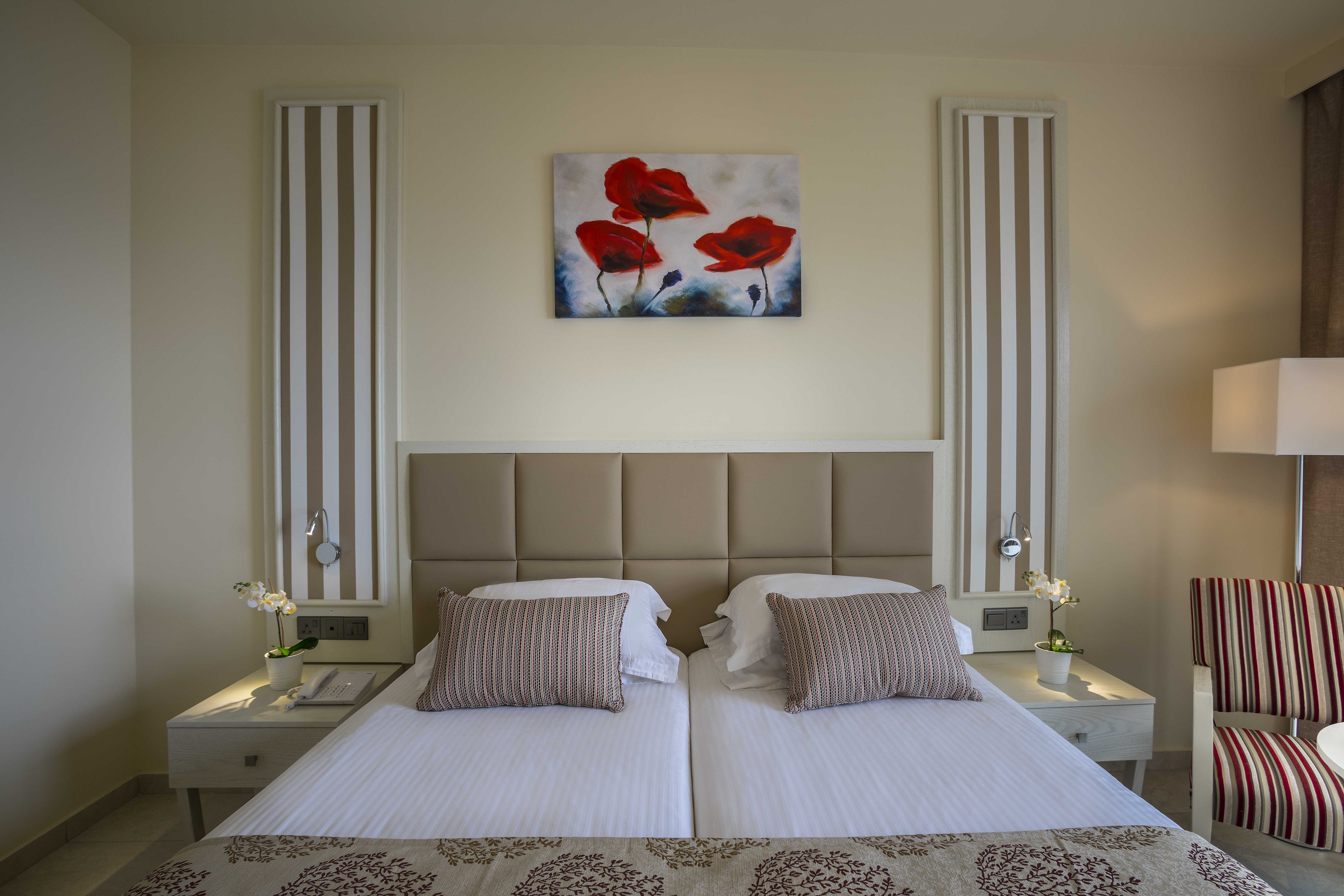 Superior, Double or Twin Bed, Lateral Side Sea View