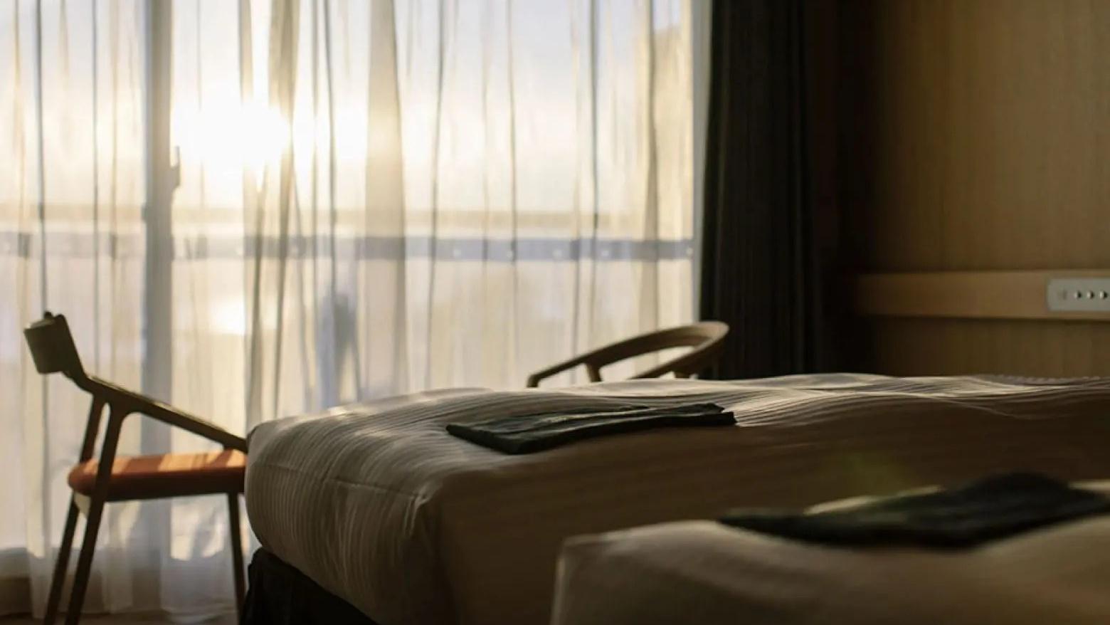 Universal, Twin Beds, Sea View, New Wing