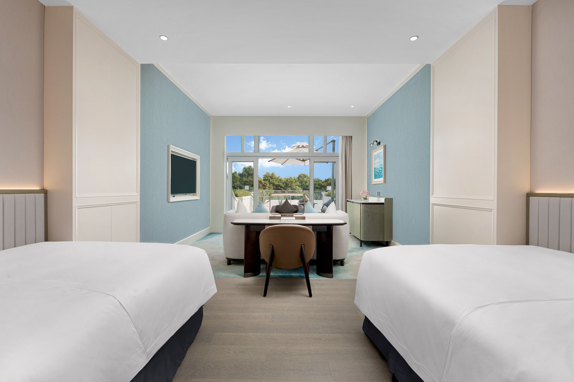 SUPER, DELUXE, TWIN BEDS, GARDEN VIEW, TERRACE