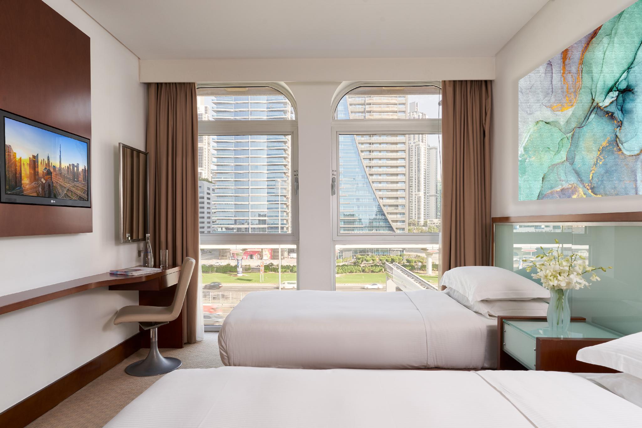 Suite, Twin Beds, Burj Khalifa View