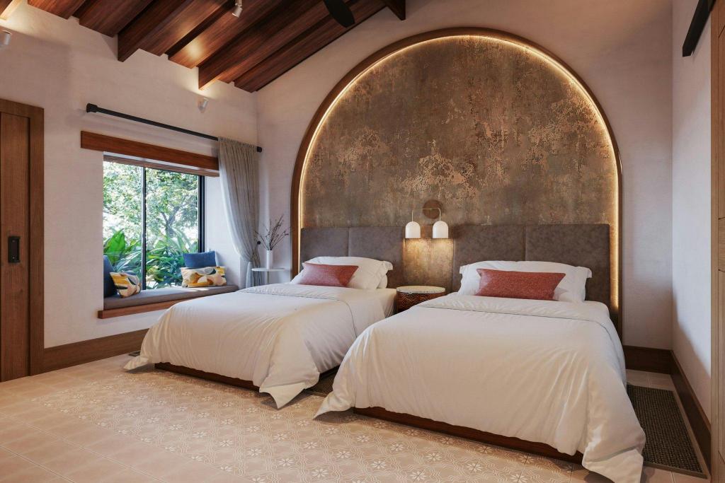 غرفة بسريرين كوين بإطلالة على الجبل، Villa Lapas Rainforest Eco Resort 3/4