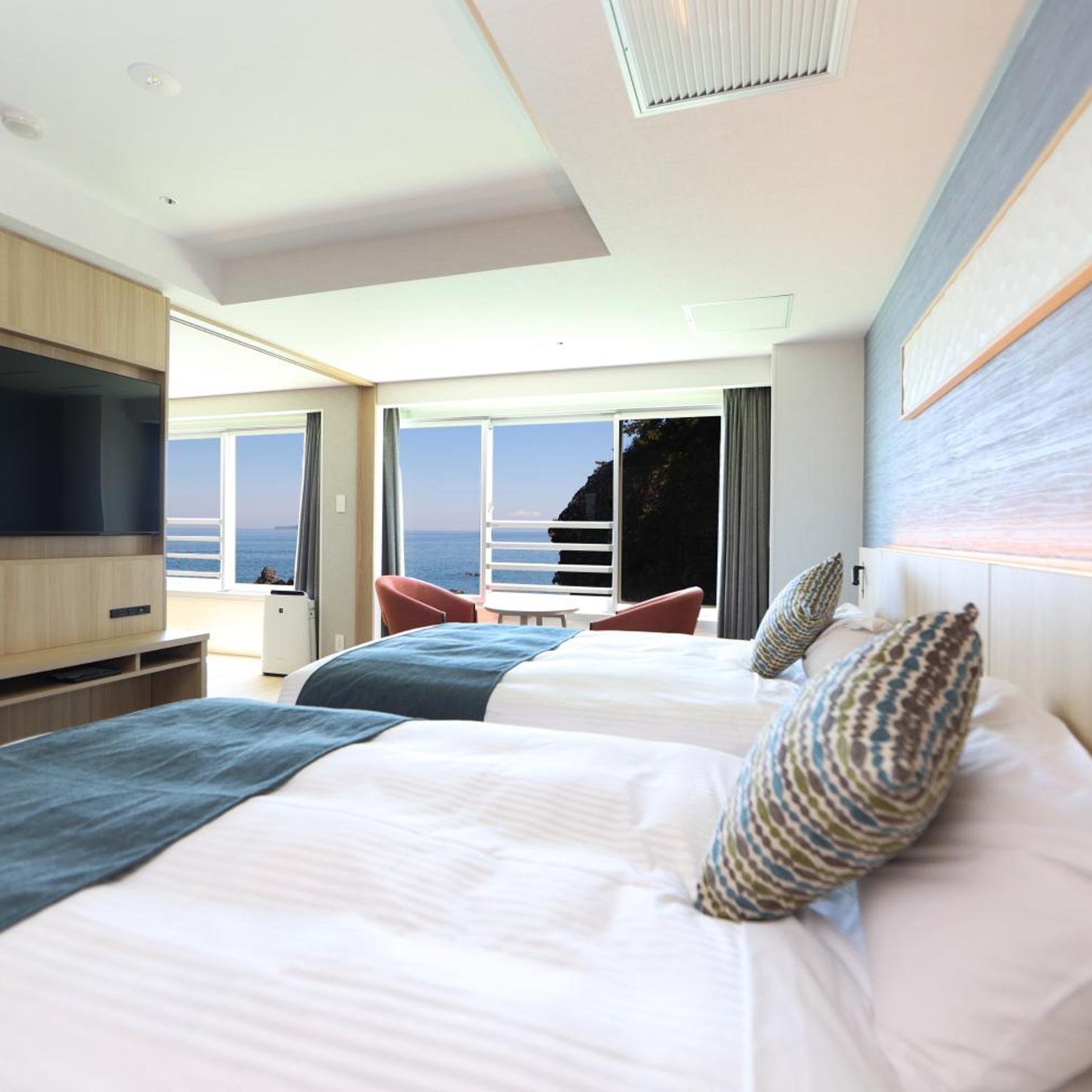 Japanese Western, Ocean, Premier, Twin Beds, Tatami