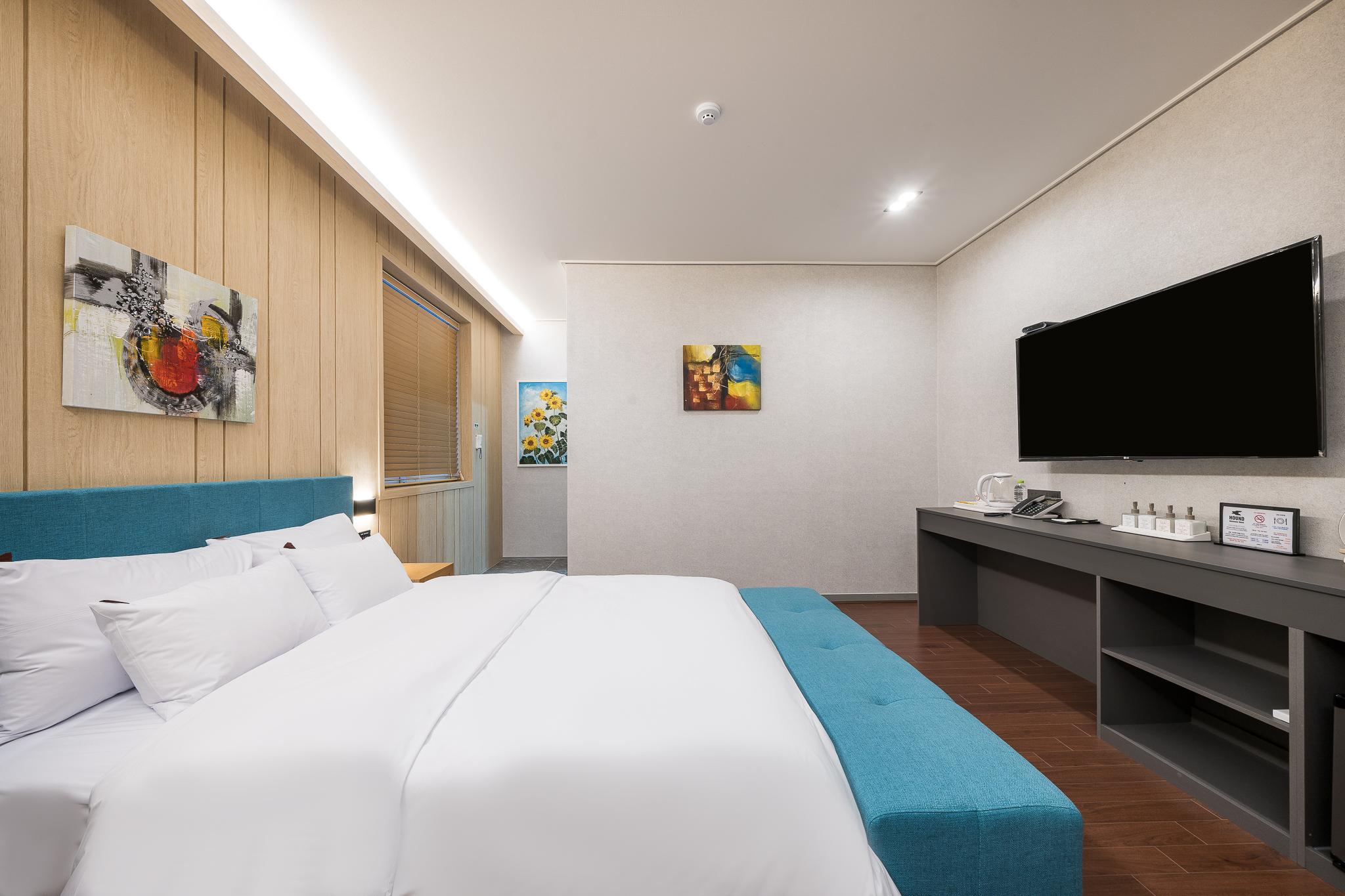 غرفة ديلوكس بسرير مزدوج، Gwangju Gwangsangu Hanam Hound Hotel 2/2