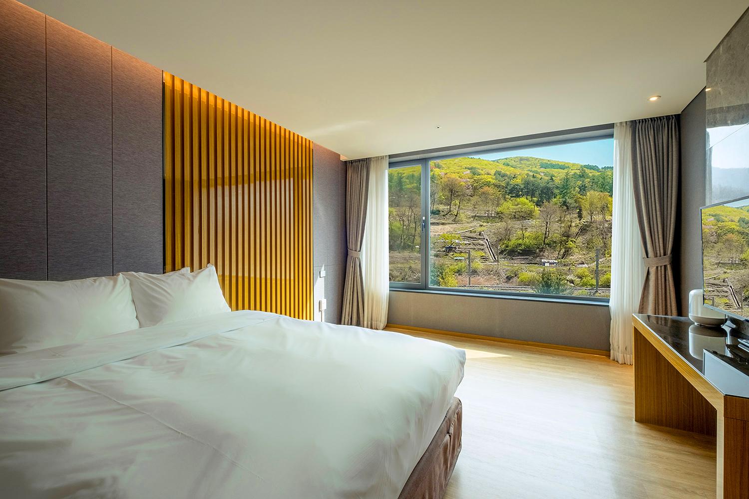 Deluxe, Double Bed, Ondol Floor