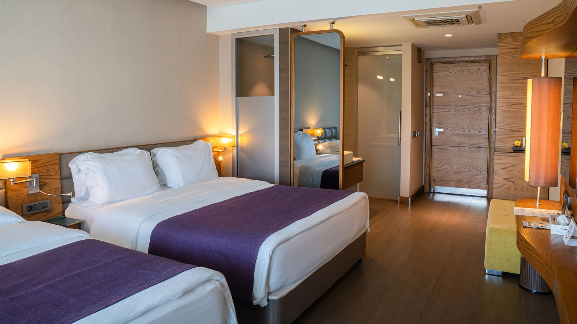 ROOM, SINGLE, DOUBLE BED, LAND VIEW